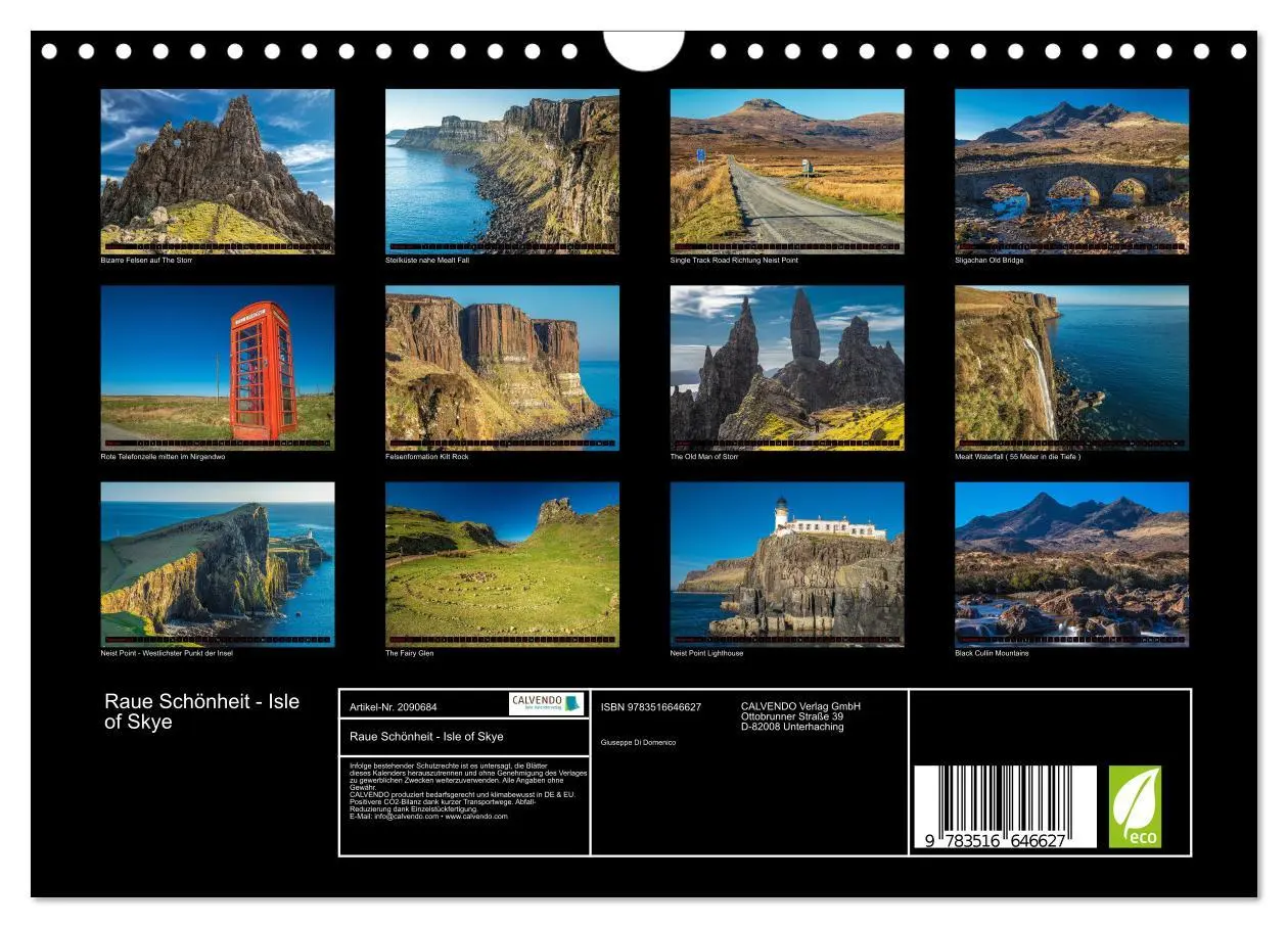 Bild: 9783516646627 | Raue Schönheit - Isle of Skye (Wandkalender 2026 DIN A4 quer),...