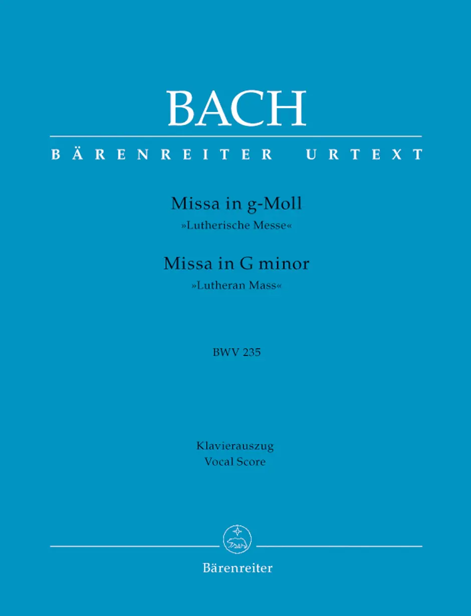 Cover: 9790006466627 | Mass in G minor BWV 235 Lutheran Mass 3 | Johann Sebastian Bach | 2019