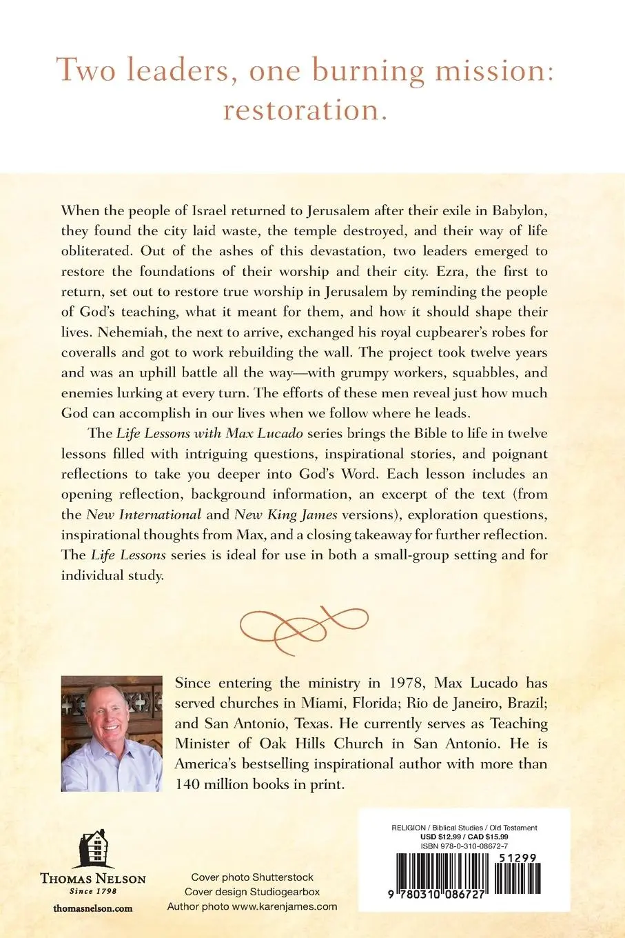 Rückseite: 9780310086727 | Life Lessons from Ezra and Nehemiah | Lessons in Leadership | Lucado