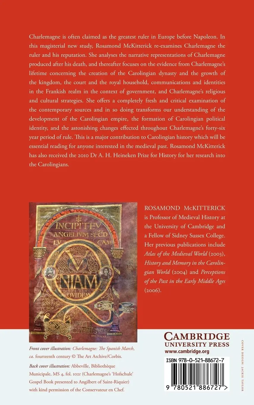 Rückseite: 9780521886727 | Charlemagne | The Formation of a European Identity | Mckitterick
