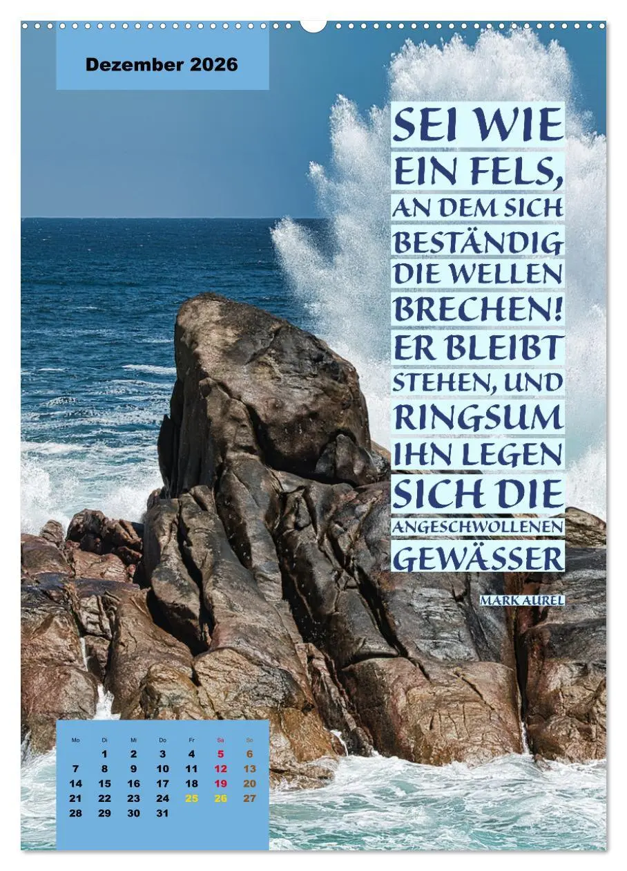 Bild: 9783516326727 | Verrückt nach MEER - Wellen - Strand - Zitate (Wandkalender 2026...