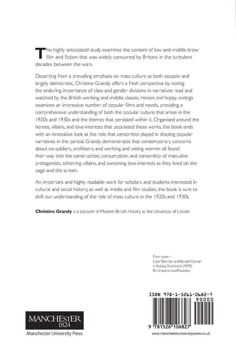 Rückseite: 9781526106827 | Heroes and happy endings | Christine Grandy | Taschenbuch | Englisch
