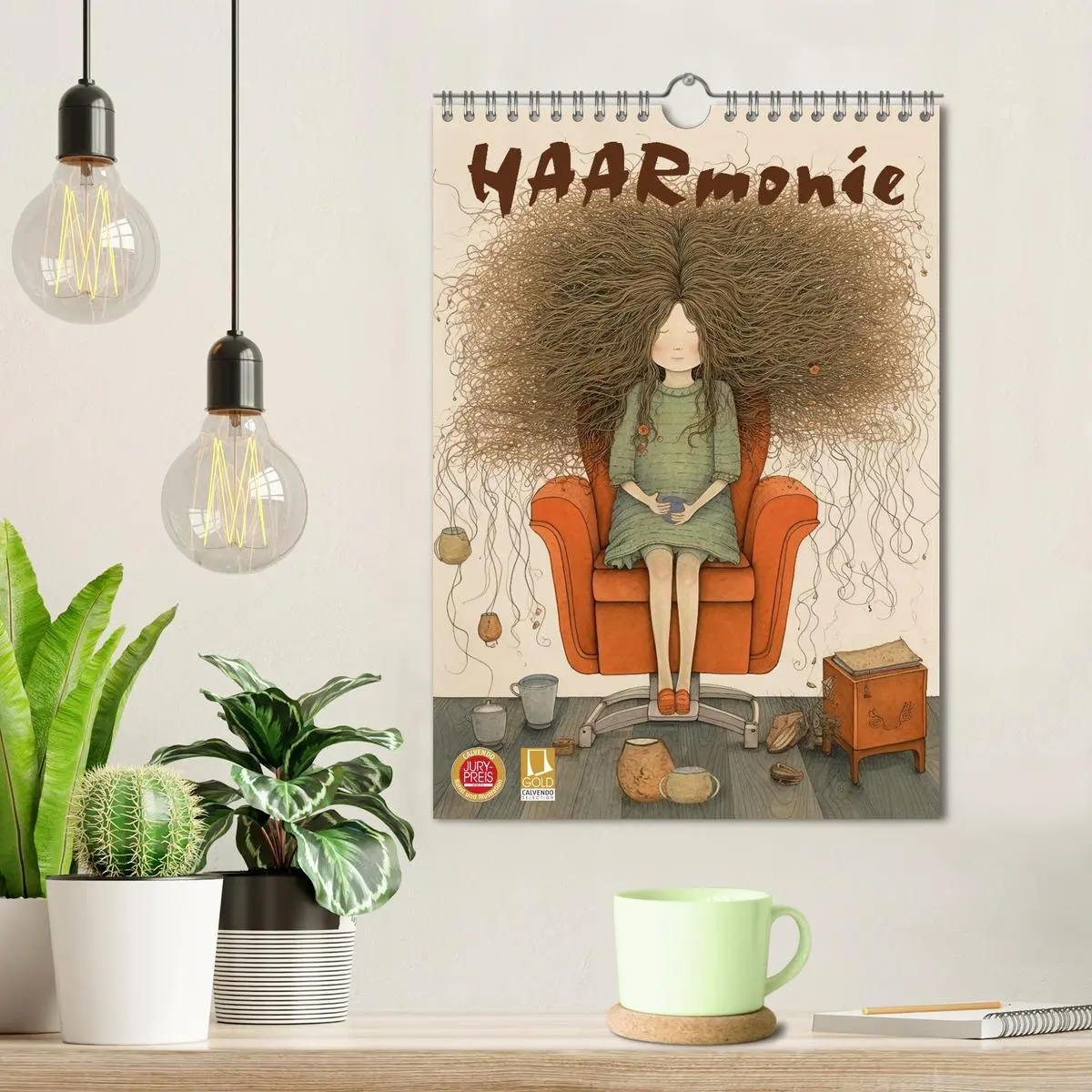 Bild: 9783516316827 | HAARmonie (Wandkalender 2026 DIN A4 hoch), CALVENDO Monatskalender