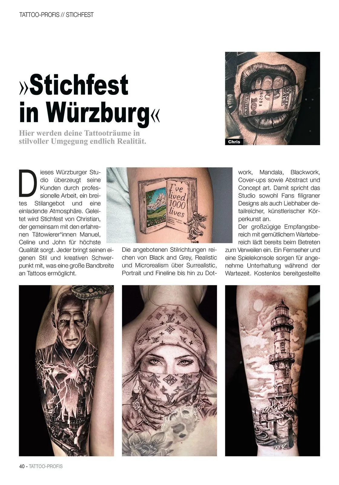 Bild: 9783946386827 | Tattoo Profis 2 | Studios in Deutschland 2025 | Kruhm Verlag | Buch