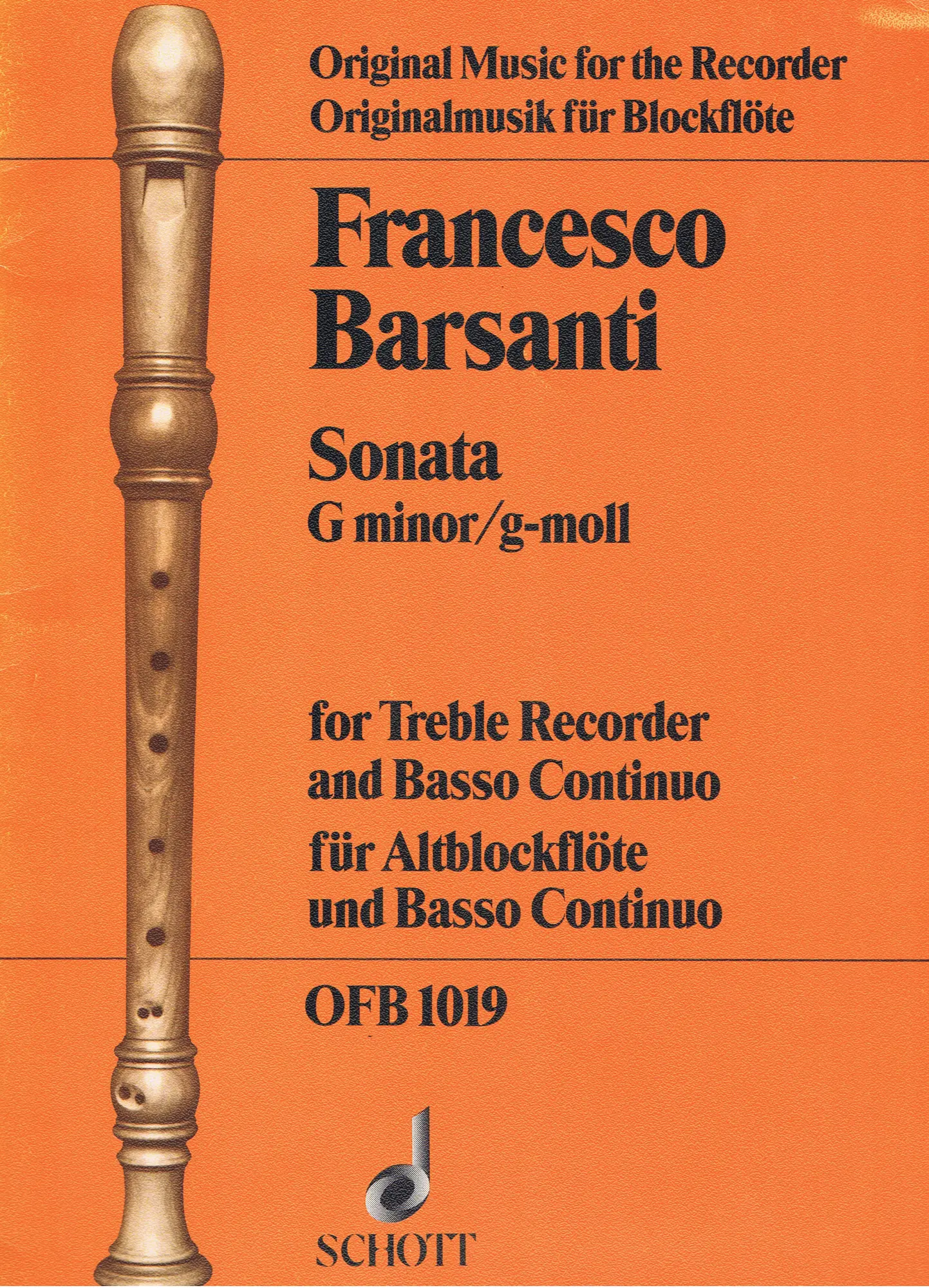 Cover: 9790220116827 | Sonate G | Francesco Barsanti | Buch | 1998 | Schott Music London