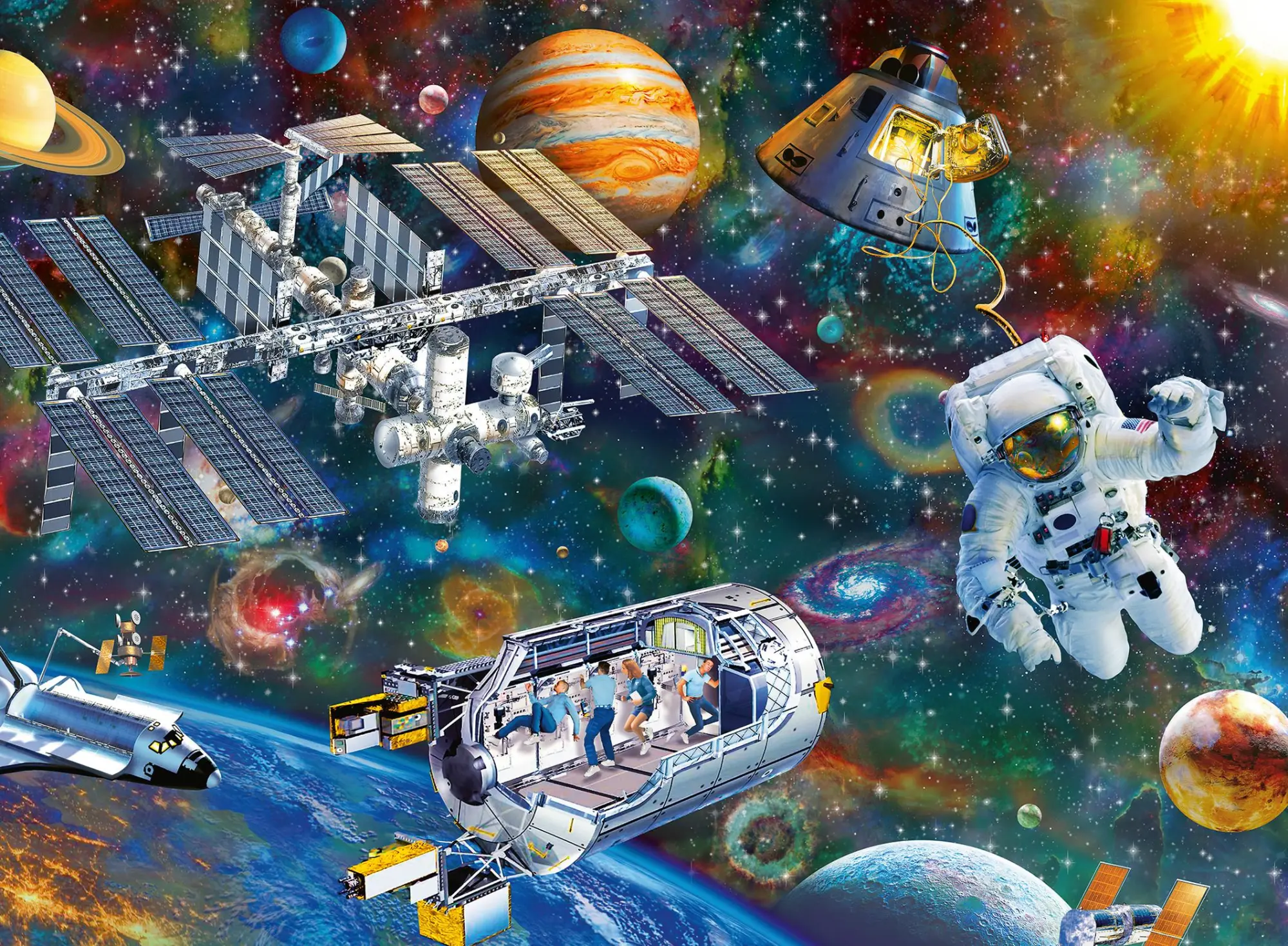 Bild: 4005556126927 | Expedition Weltraum - Puzzle mit 200 Teilen | Spiel | Kinderpuzzle