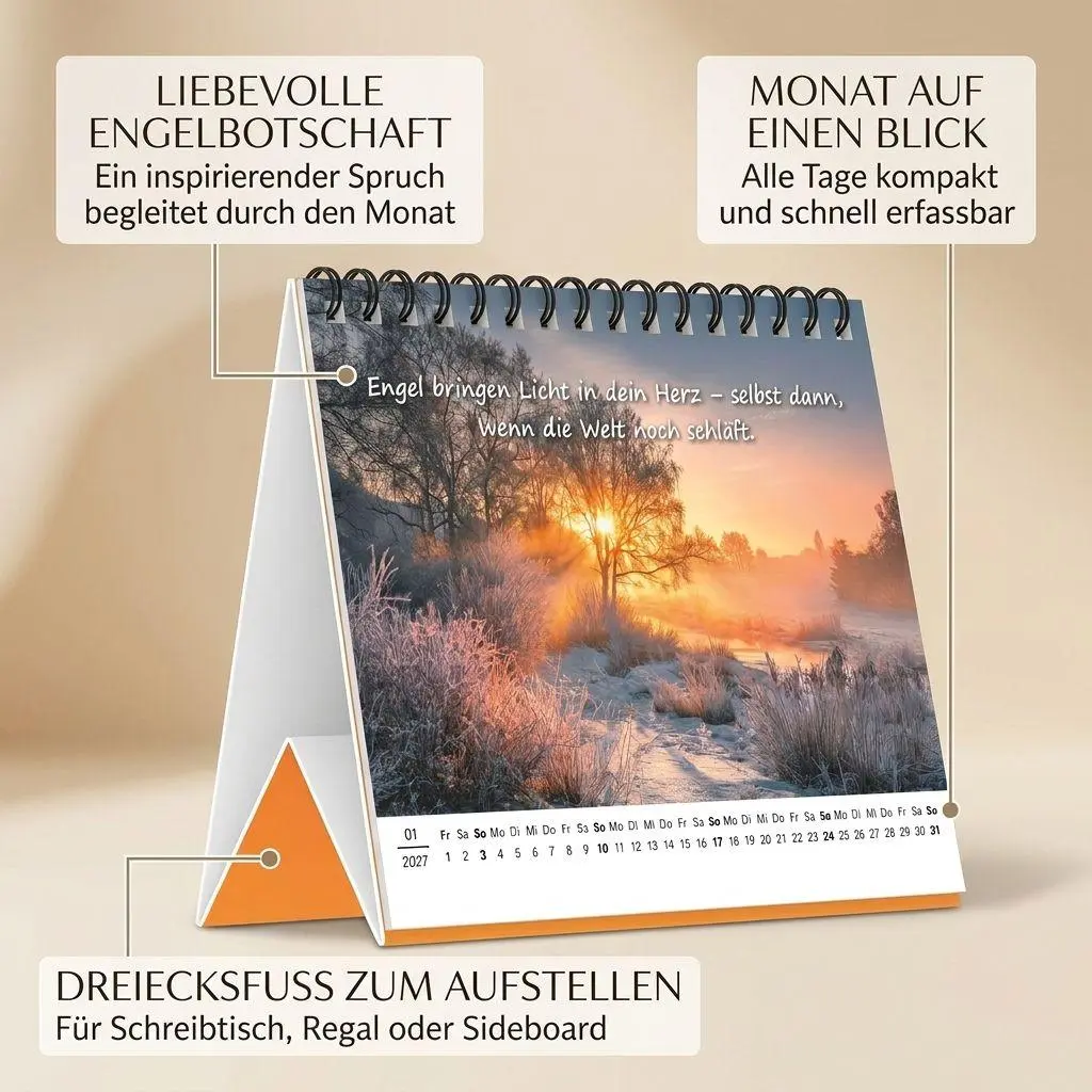 Bild: 4069095016927 | Der kleine Kalender, der mit Engeln für dich da ist 2027 | Kalender