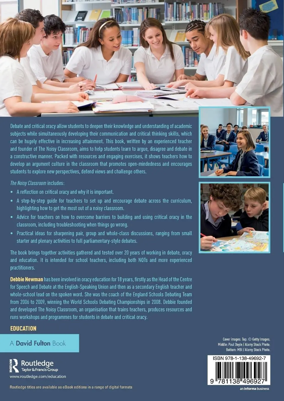Rückseite: 9781138496927 | The Noisy Classroom | Developing Debate and Critical Oracy in Schools
