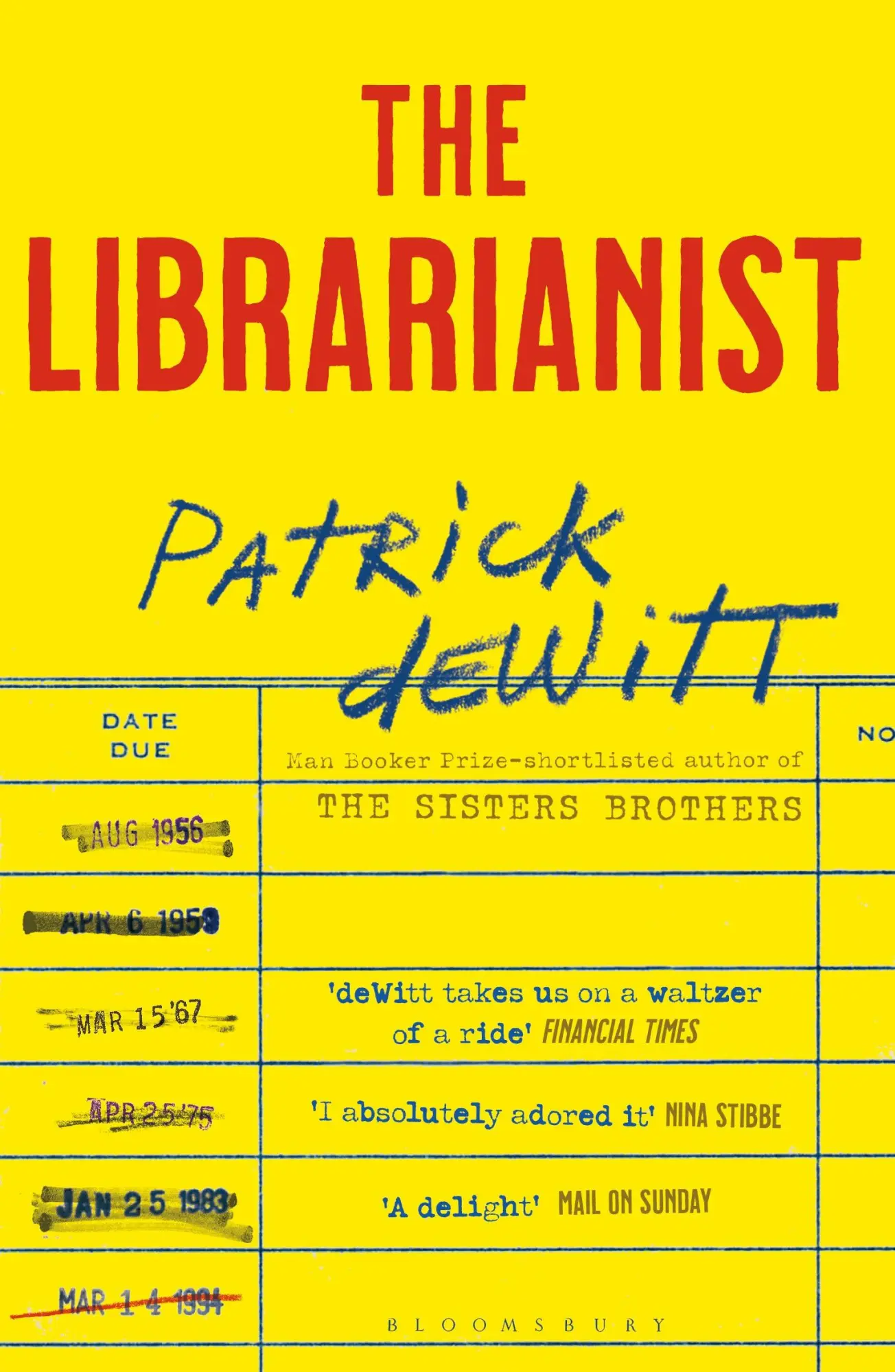 Cover: 9781526646927 | The Librarianist | Patrick DeWitt | Taschenbuch | 362 S. | Englisch