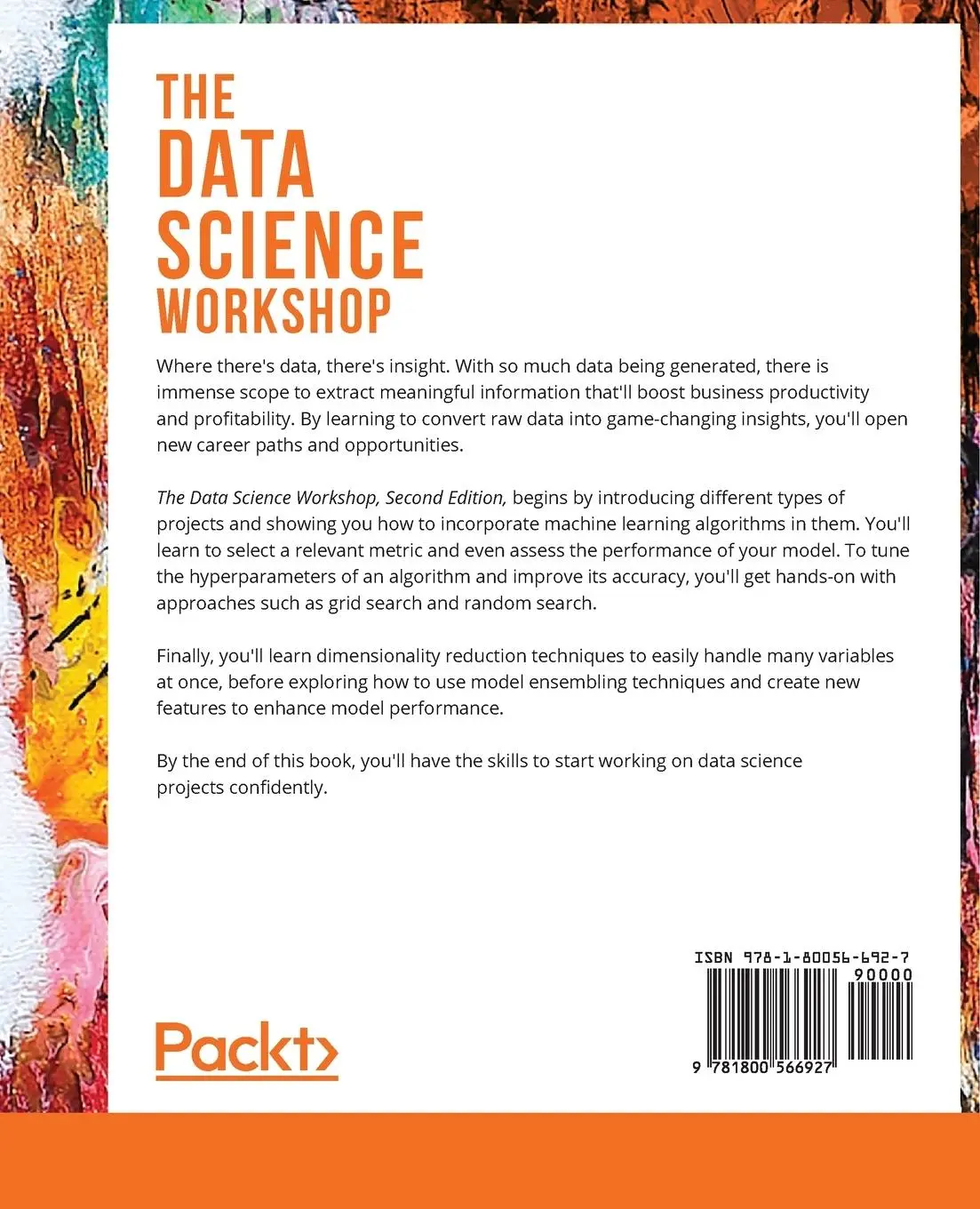 Rückseite: 9781800566927 | The Data Science Workshop - Second Edition | Anthony So (u. a.) | Buch