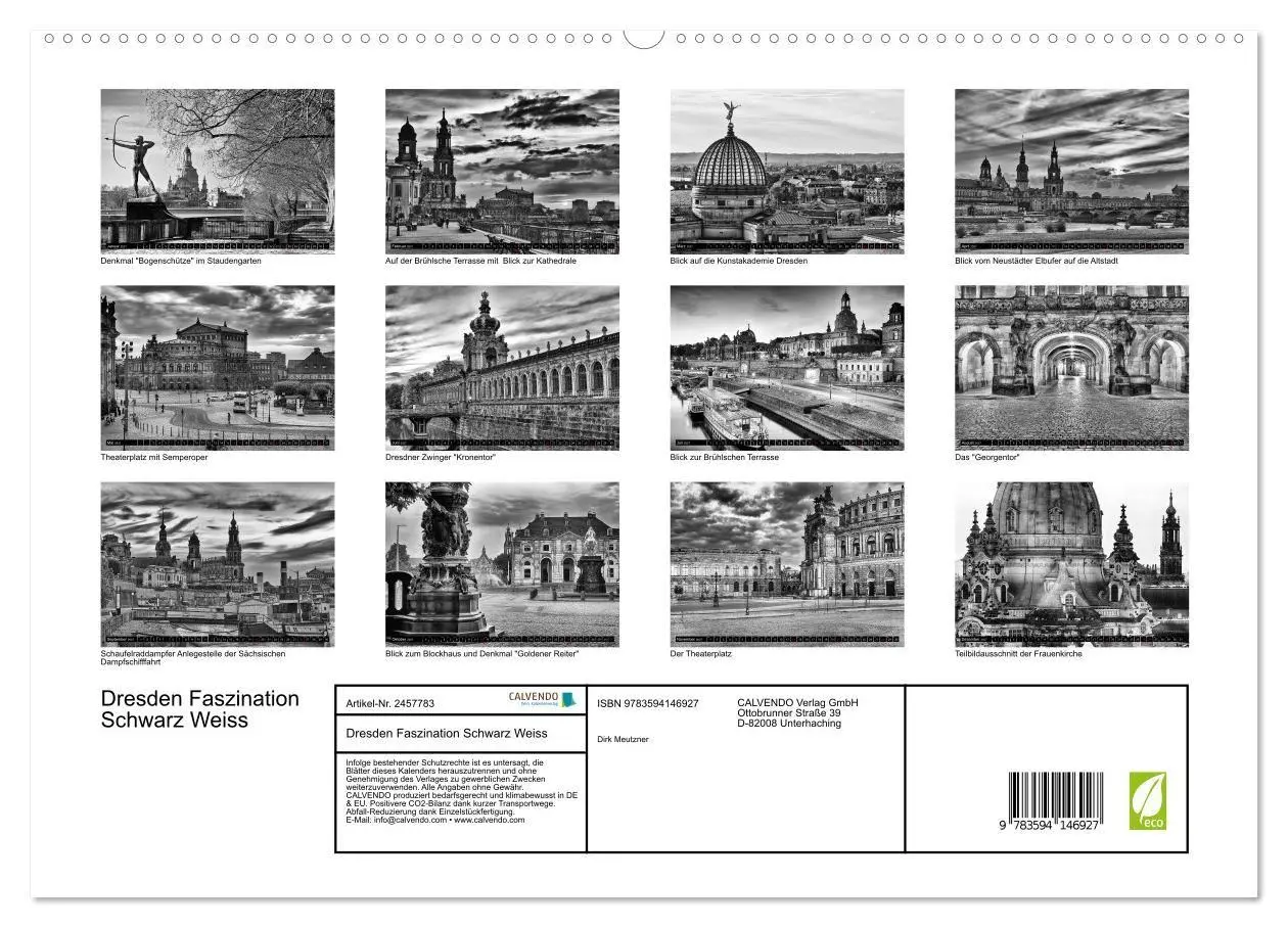 Bild: 9783594146927 | Dresden Faszination Schwarz Weiss (hochwertiger Premium...
