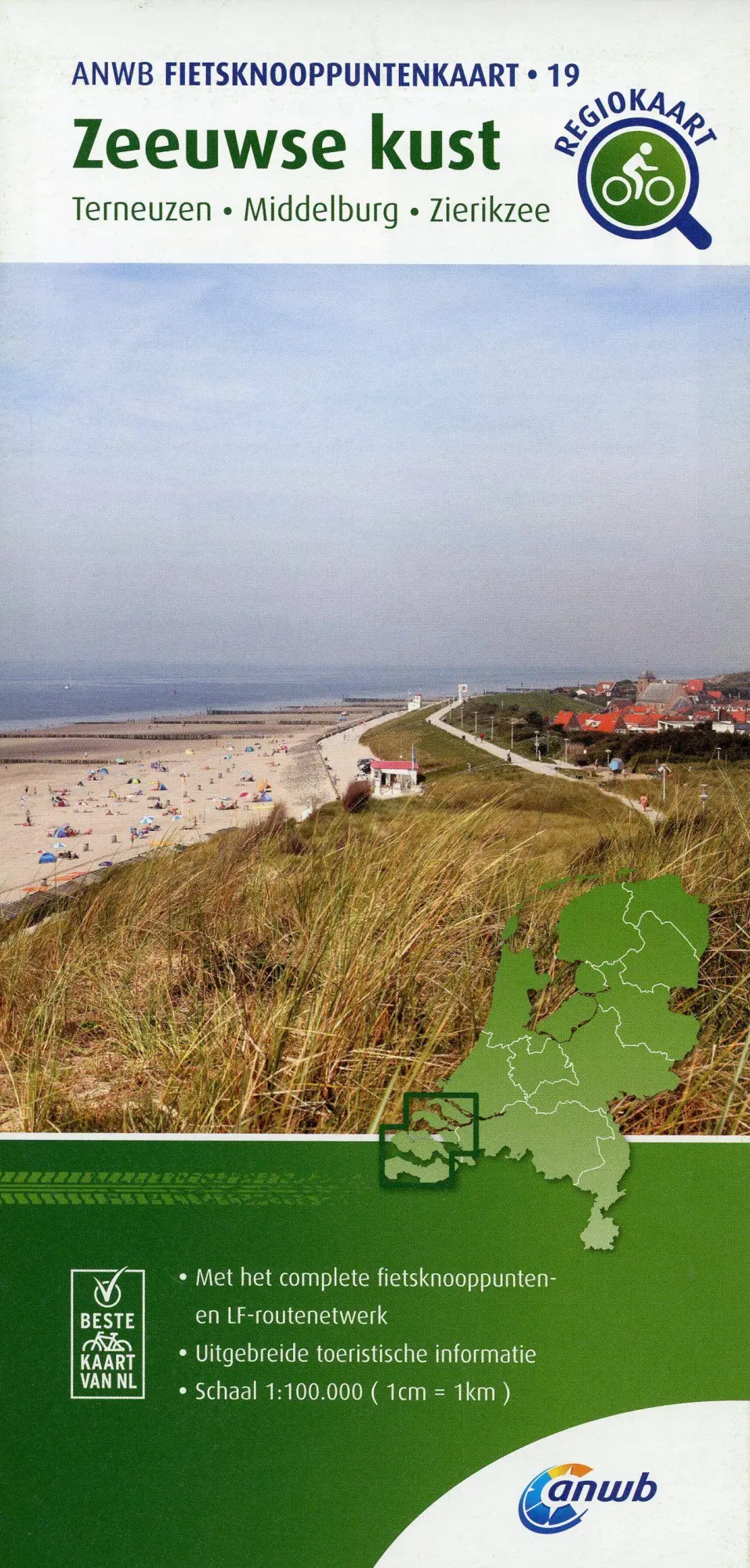 Cover: 9789018046927 | Zeeuwse kust (Terneuzen/Middelburg/Zierikzee) 1:100 000 | (Land-)Karte