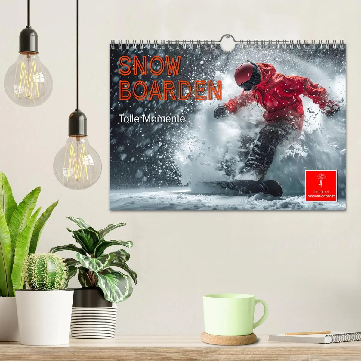 Bild: 9783457347027 | Snowboarden - tolle Momente (Wandkalender 2026 DIN A4 quer),...