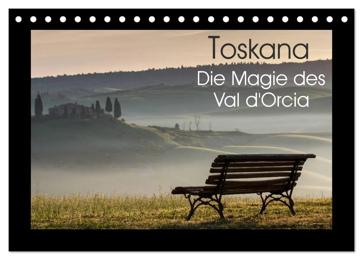 Cover: 9783516057027 | Toskana - Die Magie des Val d'Orcia (Tischkalender 2026 DIN A5...