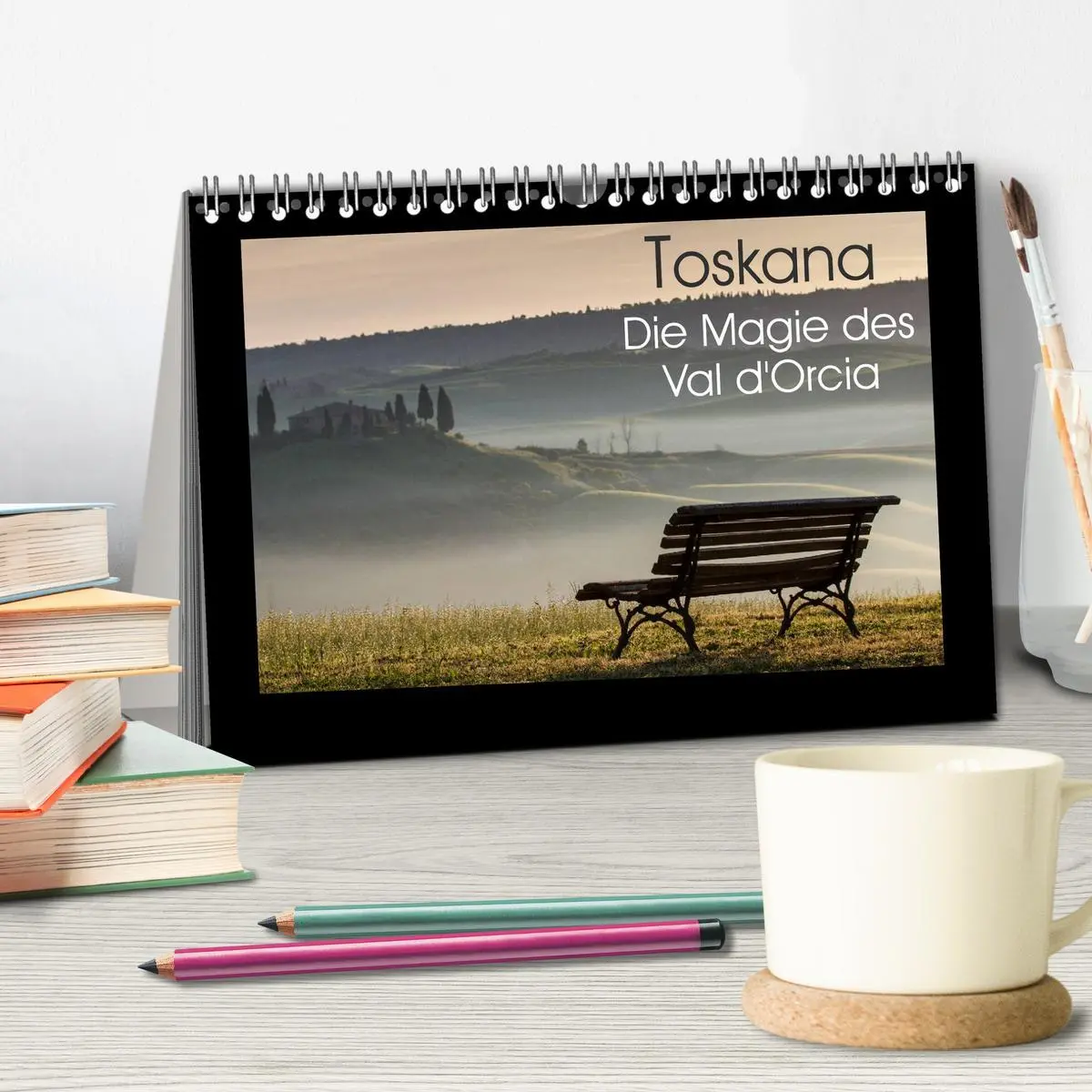 Bild: 9783516057027 | Toskana - Die Magie des Val d'Orcia (Tischkalender 2026 DIN A5...