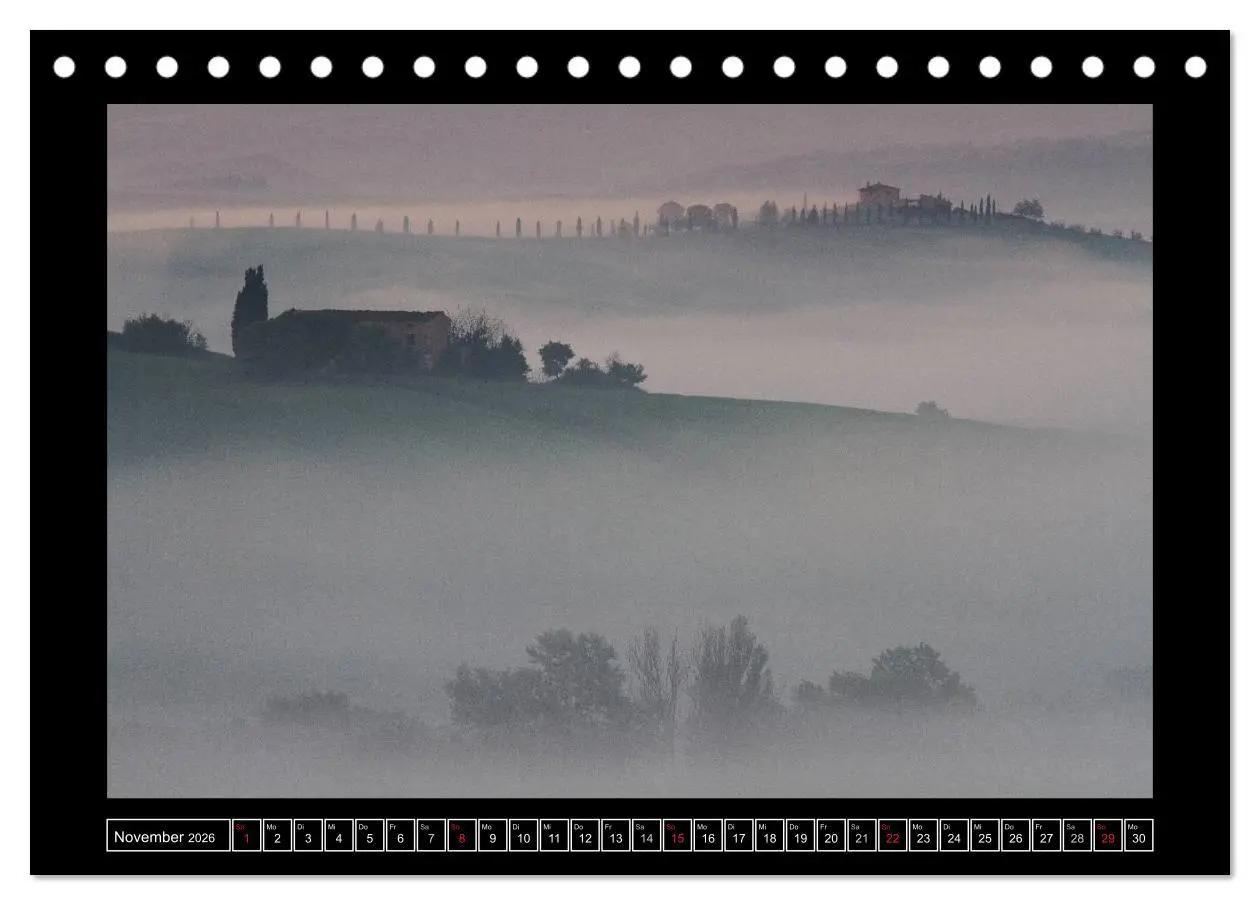 Bild: 9783516057027 | Toskana - Die Magie des Val d'Orcia (Tischkalender 2026 DIN A5...