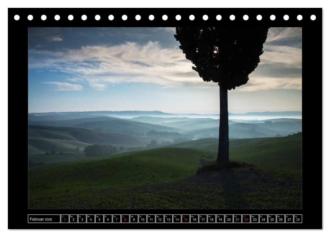 Bild: 9783516057027 | Toskana - Die Magie des Val d'Orcia (Tischkalender 2026 DIN A5...