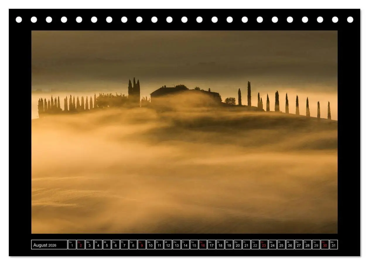 Bild: 9783516057027 | Toskana - Die Magie des Val d'Orcia (Tischkalender 2026 DIN A5...