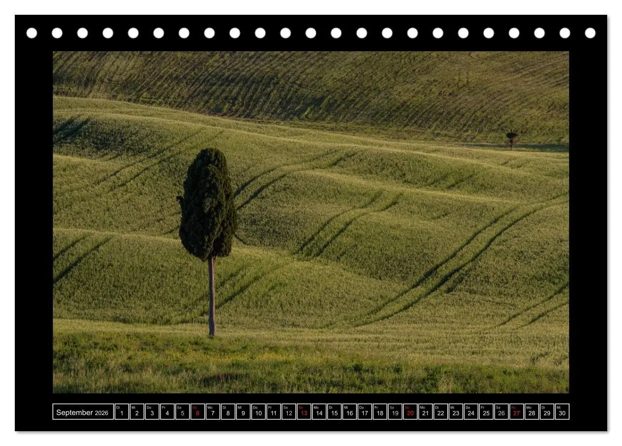 Bild: 9783516057027 | Toskana - Die Magie des Val d'Orcia (Tischkalender 2026 DIN A5...