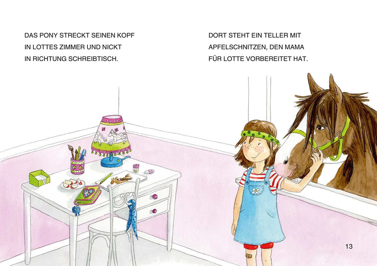 Rückseite: 9783785587027 | Leselöwen 1. Klasse - Zwei Freundinnen und ein freches Pony | Richert