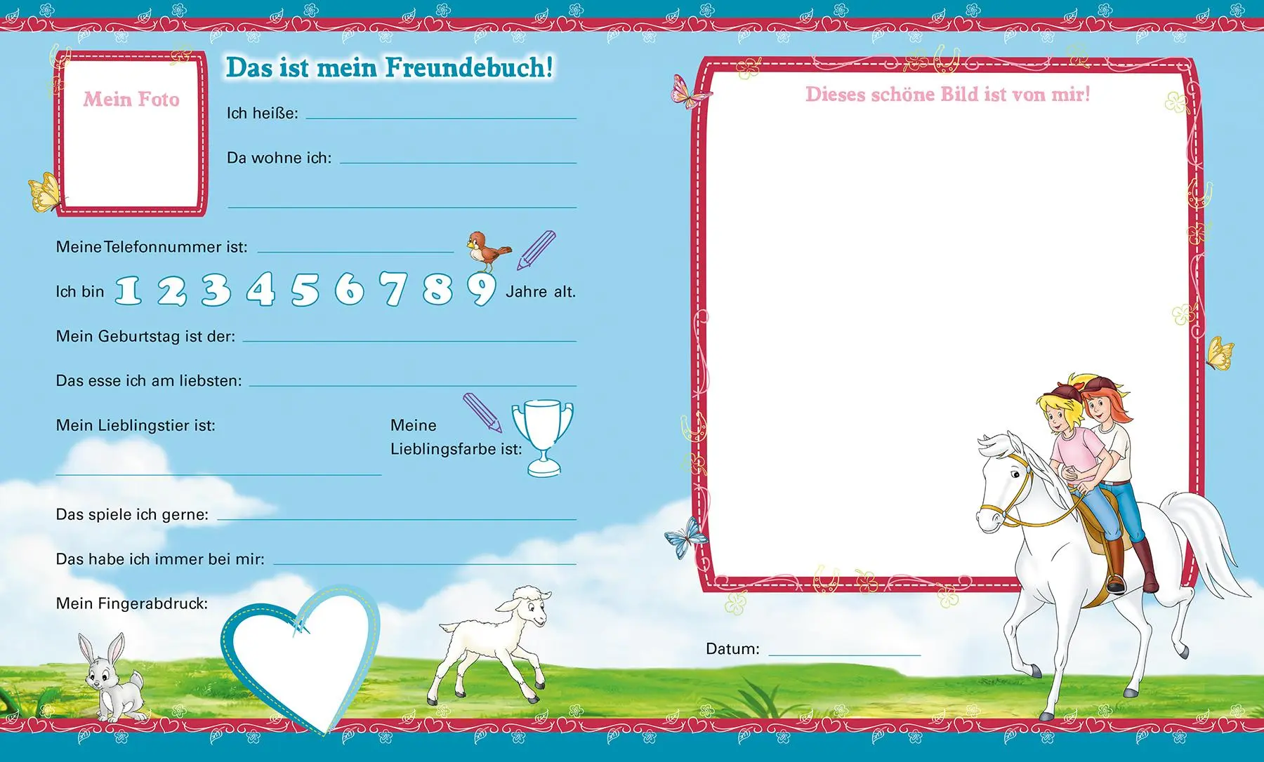 Bild: 9783833237027 | Bibi &amp; Tina: Meine Kindergartenfreunde | Kindergartenfreundebuch