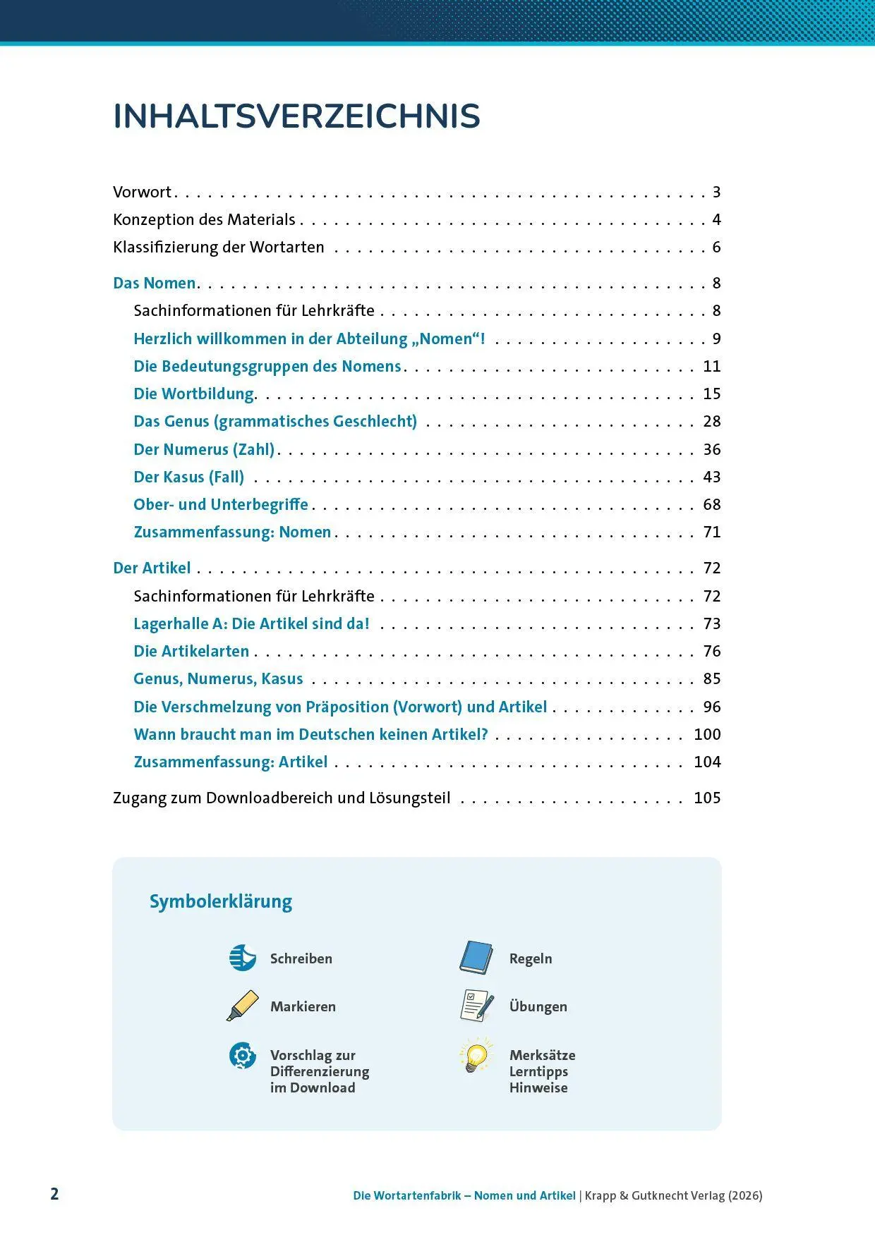 Bild: 9783963237027 | Die Wortartenfabrik - Nomen und Artikel - Lehrerheft | Julia Raschko