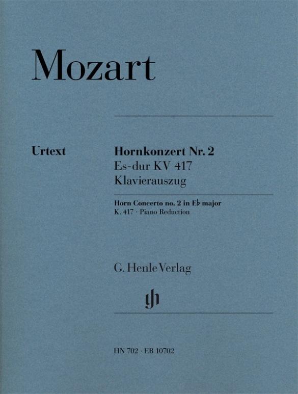 Cover: 9790201807027 | Horn Concerto No.2 In E Flat K.417 | Besetzung: Horn und Klavier