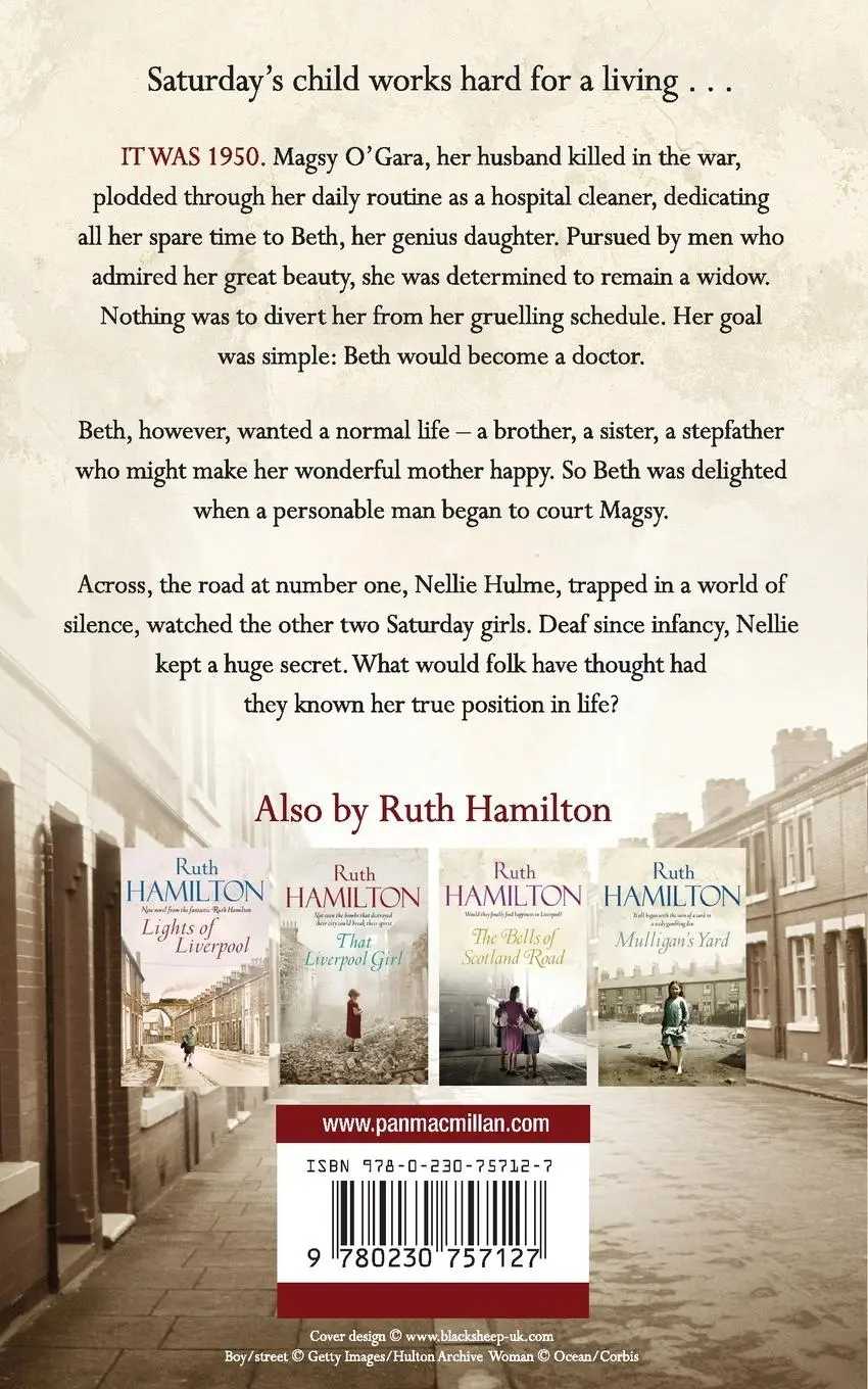 Rückseite: 9780230757127 | Saturday's Child | Ruth Hamilton | Taschenbuch | Englisch | 2012 | Pan
