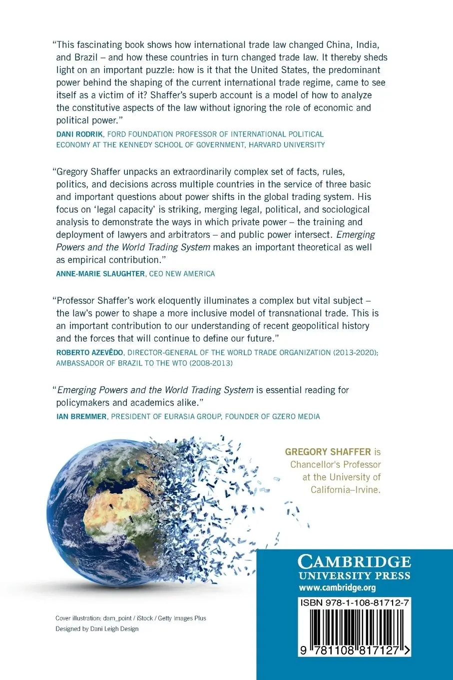 Rückseite: 9781108817127 | Emerging Powers and the World Trading System | Gregory Shaffer | Buch
