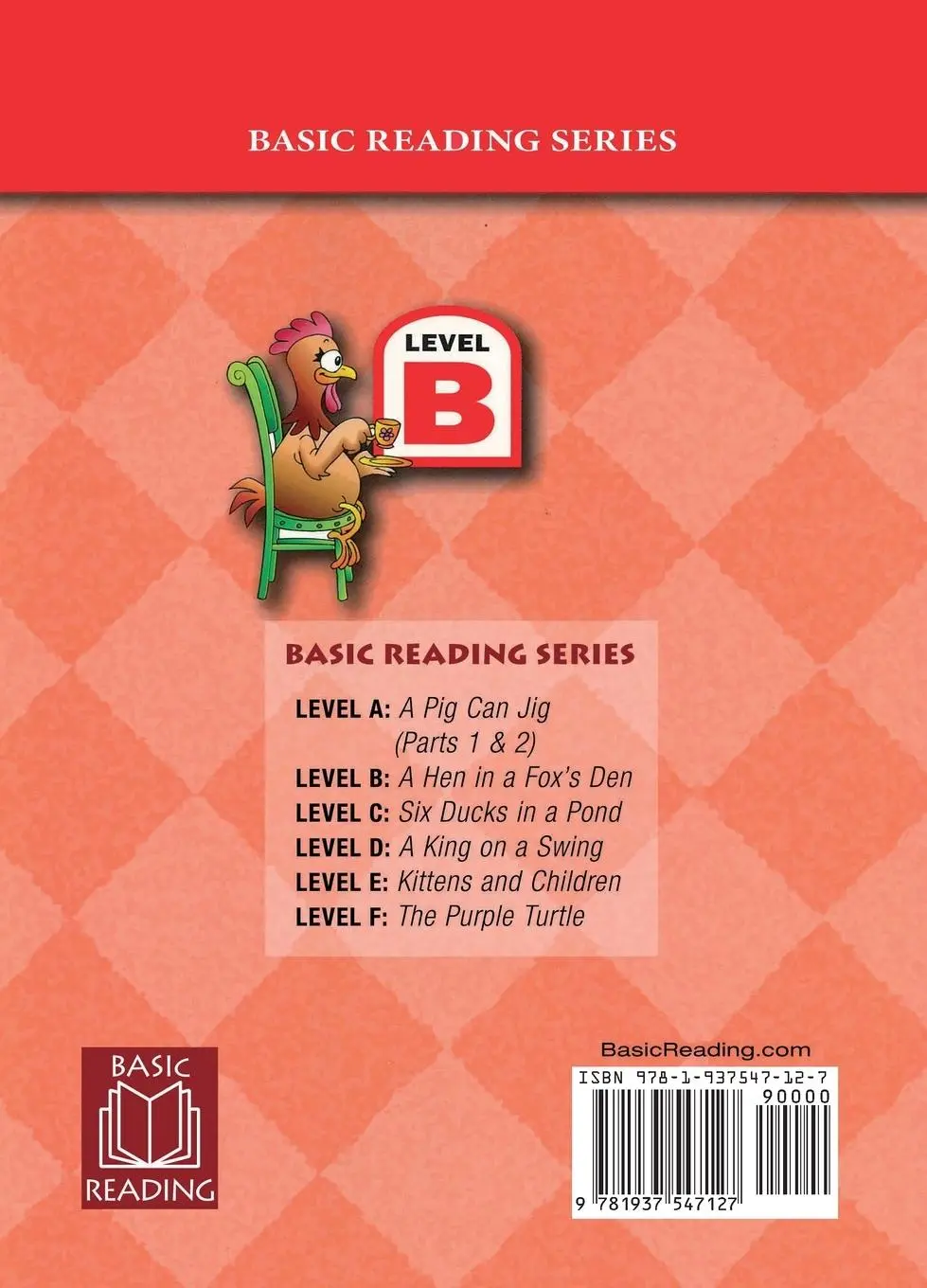 Rückseite: 9781937547127 | Basic Reading Series, Level B Reader, A Hen in a Fox's Den | Buch