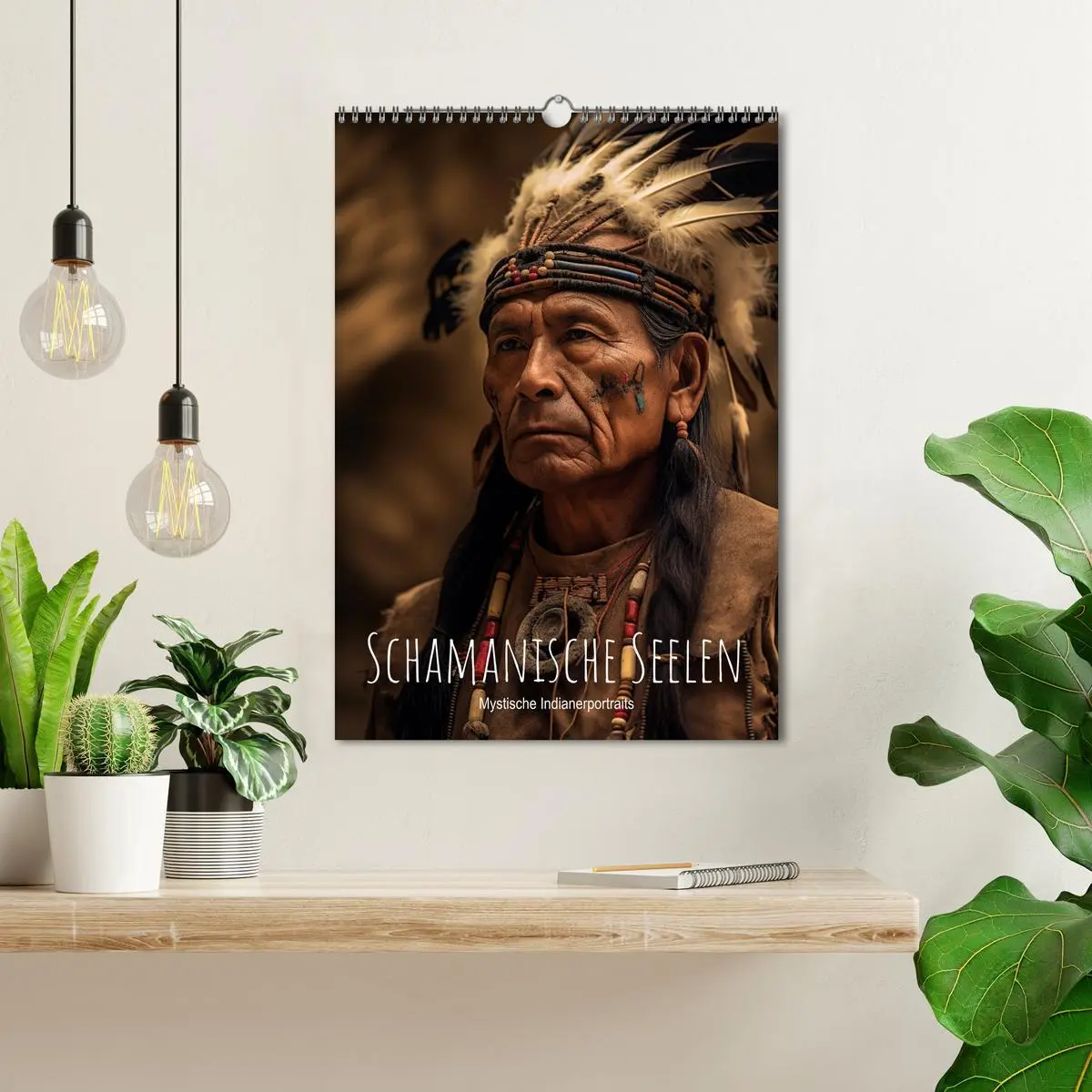 Bild: 9783516287127 | Schamanische Seelen: Mystische Indianerportraits (Wandkalender 2026...