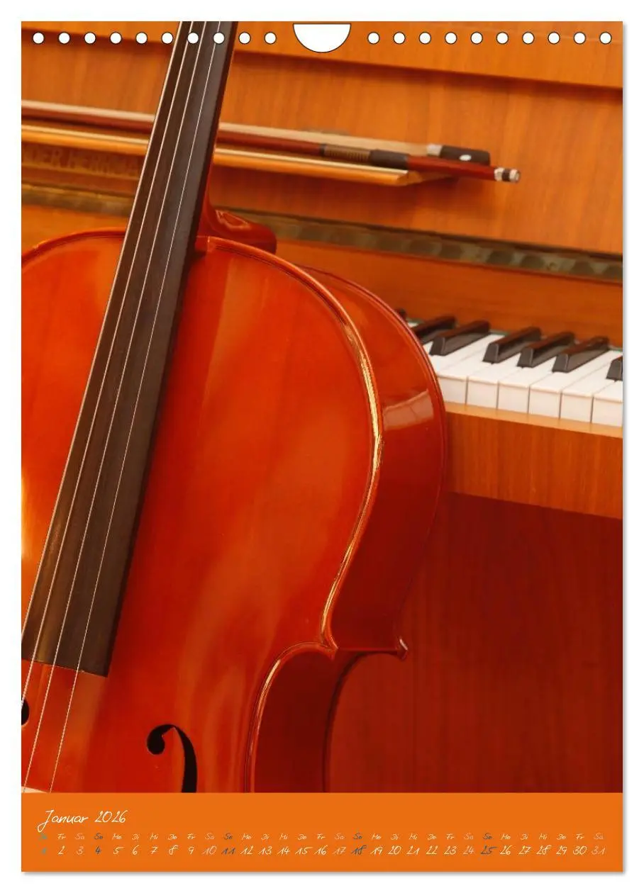 Bild: 9783516427127 | Geliebtes Cello (Wandkalender 2026 DIN A4 hoch), CALVENDO...