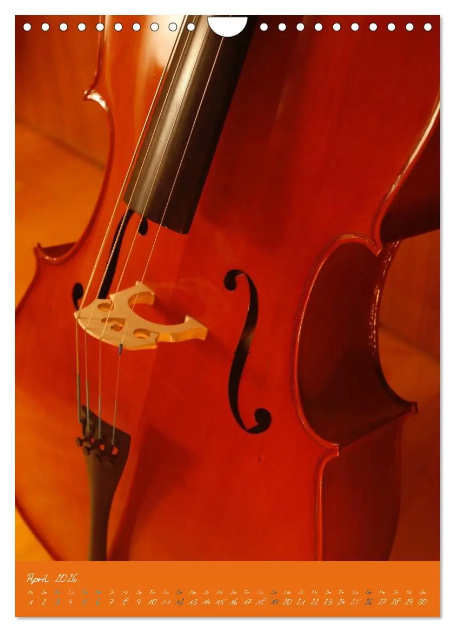 Bild: 9783516427127 | Geliebtes Cello (Wandkalender 2026 DIN A4 hoch), CALVENDO...