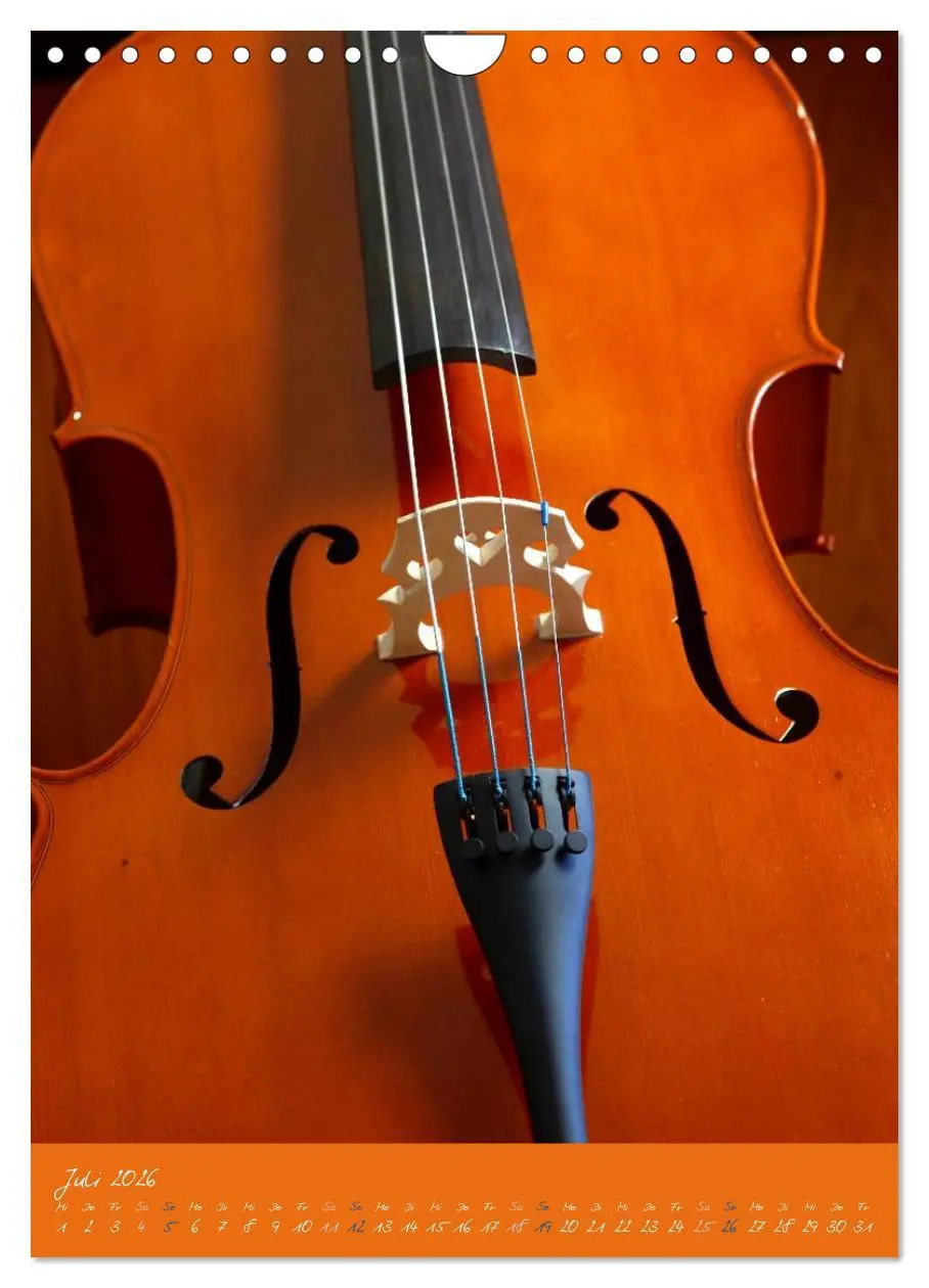 Bild: 9783516427127 | Geliebtes Cello (Wandkalender 2026 DIN A4 hoch), CALVENDO...