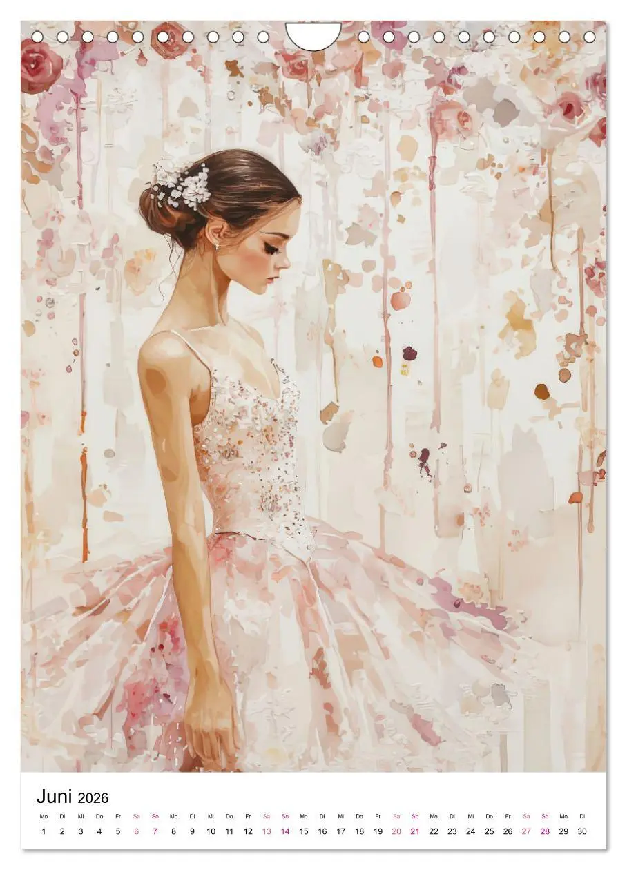 Bild: 9783516597127 | Ballerinas in Aquarell (Wandkalender 2026 DIN A4 hoch), CALVENDO...