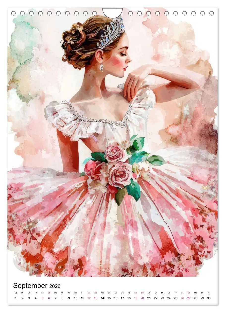 Bild: 9783516597127 | Ballerinas in Aquarell (Wandkalender 2026 DIN A4 hoch), CALVENDO...