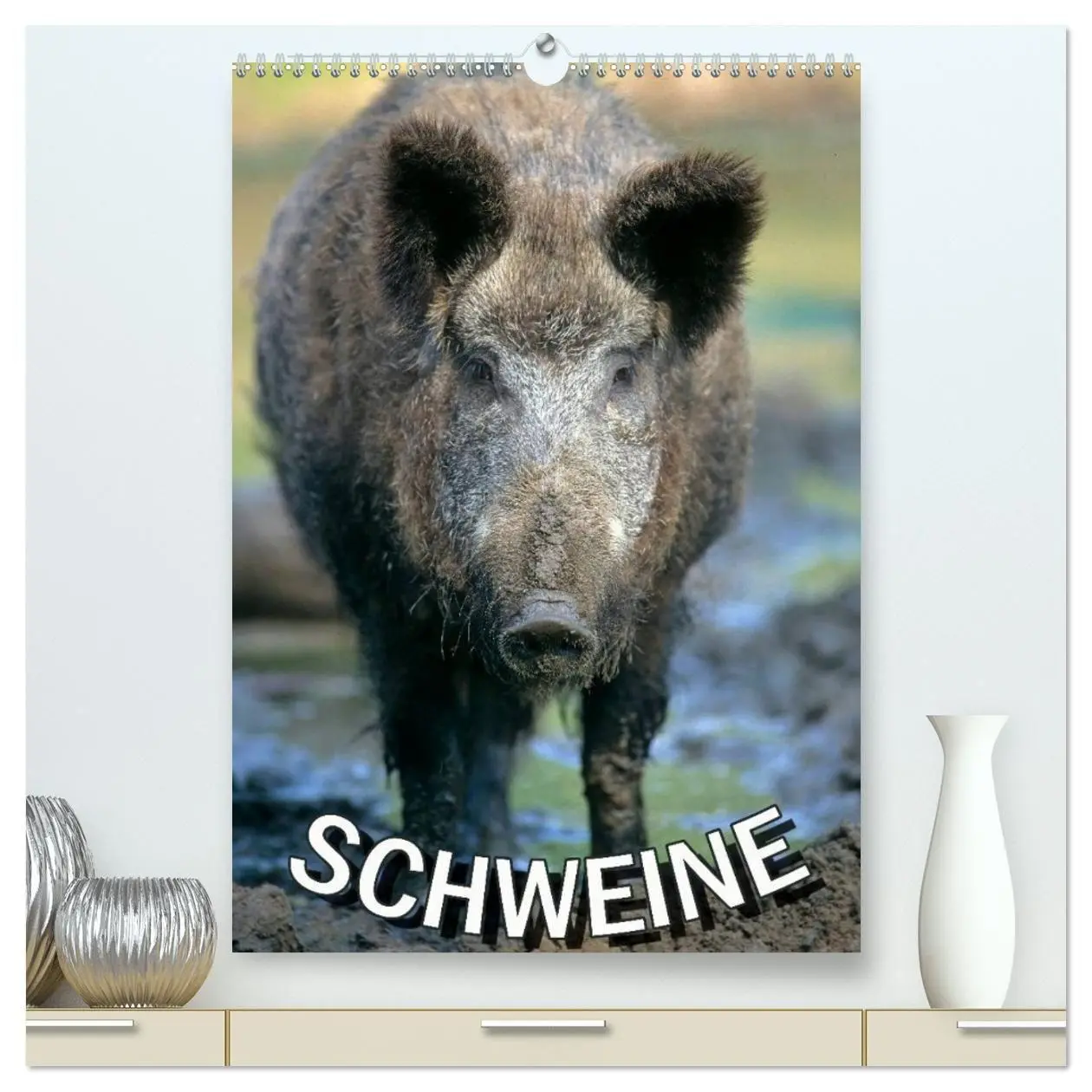 Cover: 9783594197127 | Schweine 2027 (hochwertiger Premium Wandkalender 2027 DIN A2 hoch),...