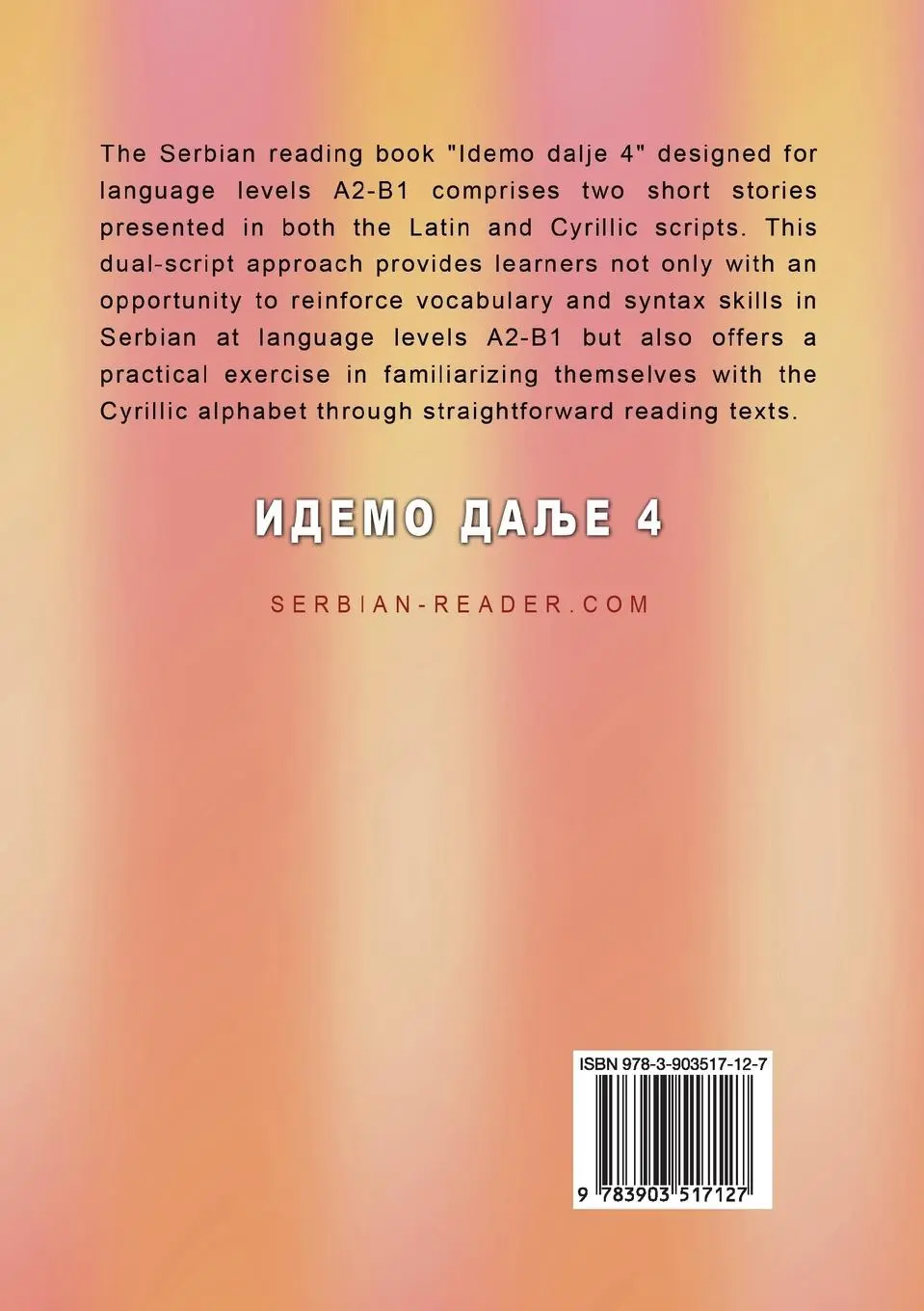 Rückseite: 9783903517127 | Serbian Reading Book "Idemo dalje 4" | Snezana Stefanovic | Buch