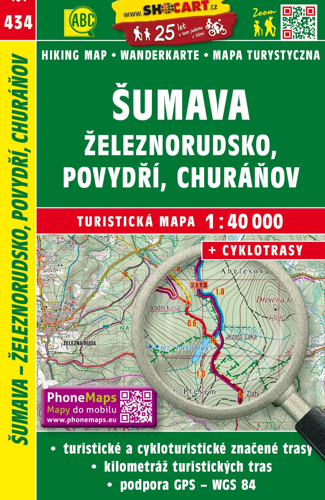 Cover: 9788072247127 | Wanderkarte Tschechien Sumava - Zeleznorudsko, Povydri, Churanov 1...