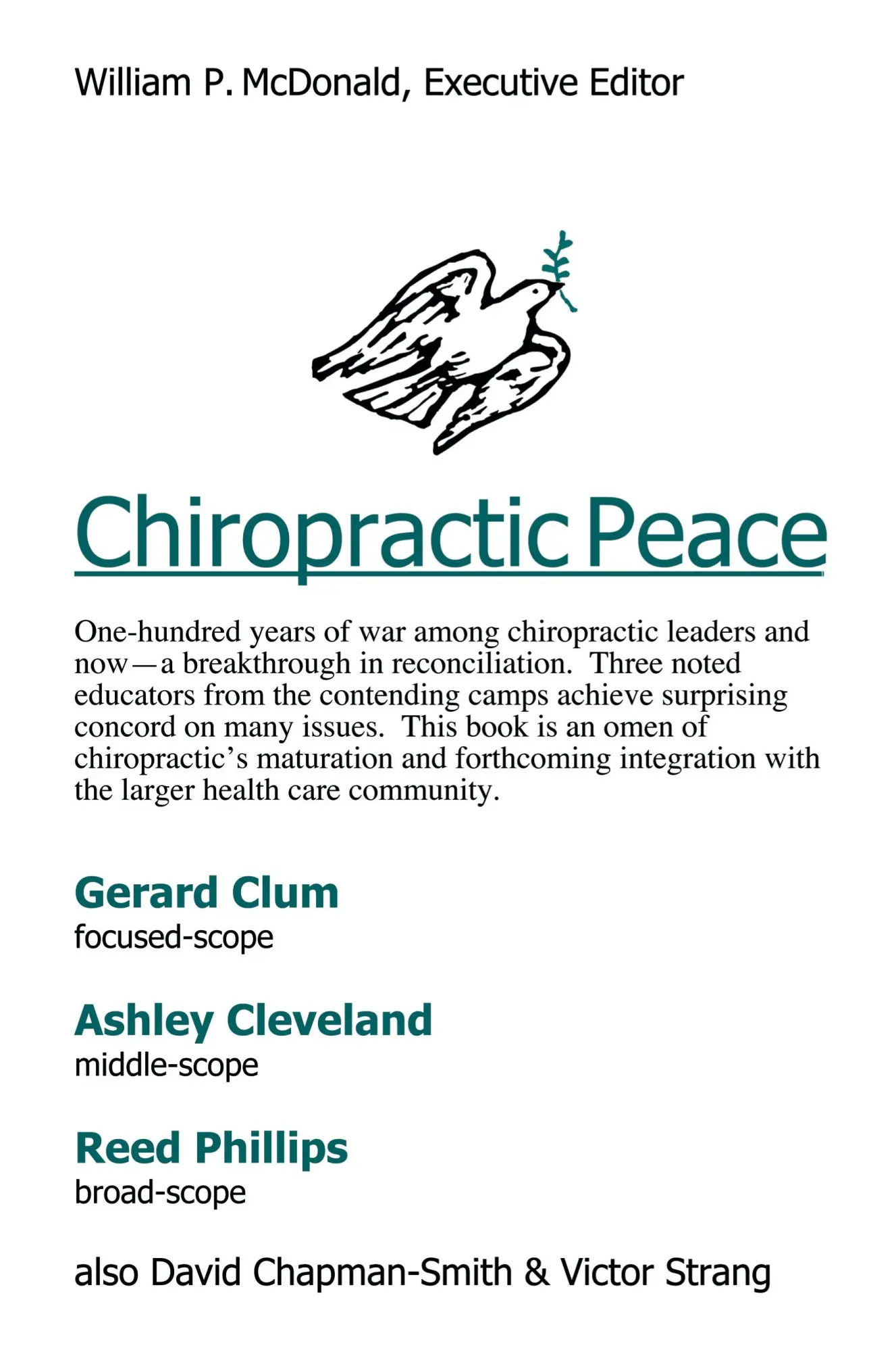 Cover: 9781426907227 | Chiropractic Peace | William P. McDonald | Taschenbuch | Englisch