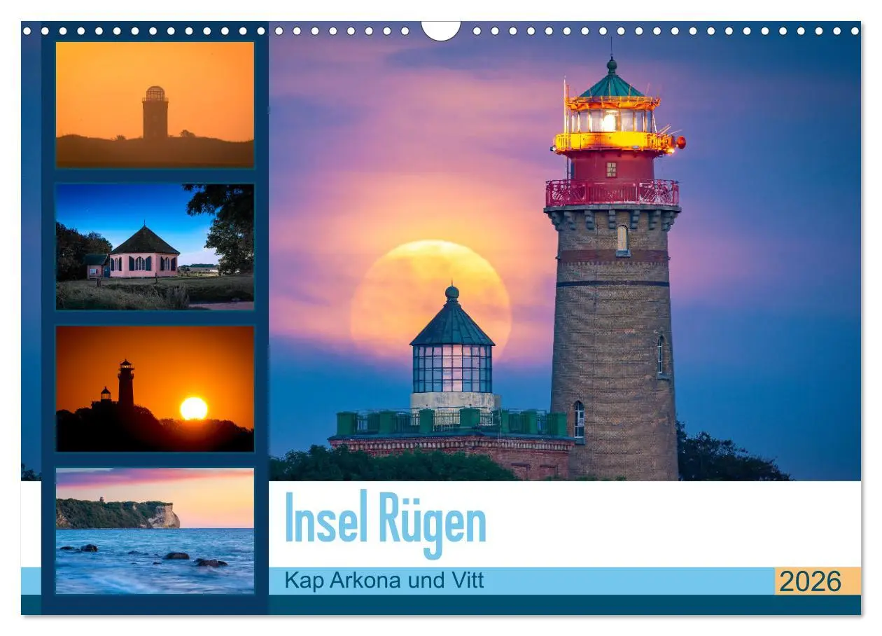 Cover: 9783457637227 | Insel Rügen - Kap Arkona und Vitt (Wandkalender 2026 DIN A3 quer),...