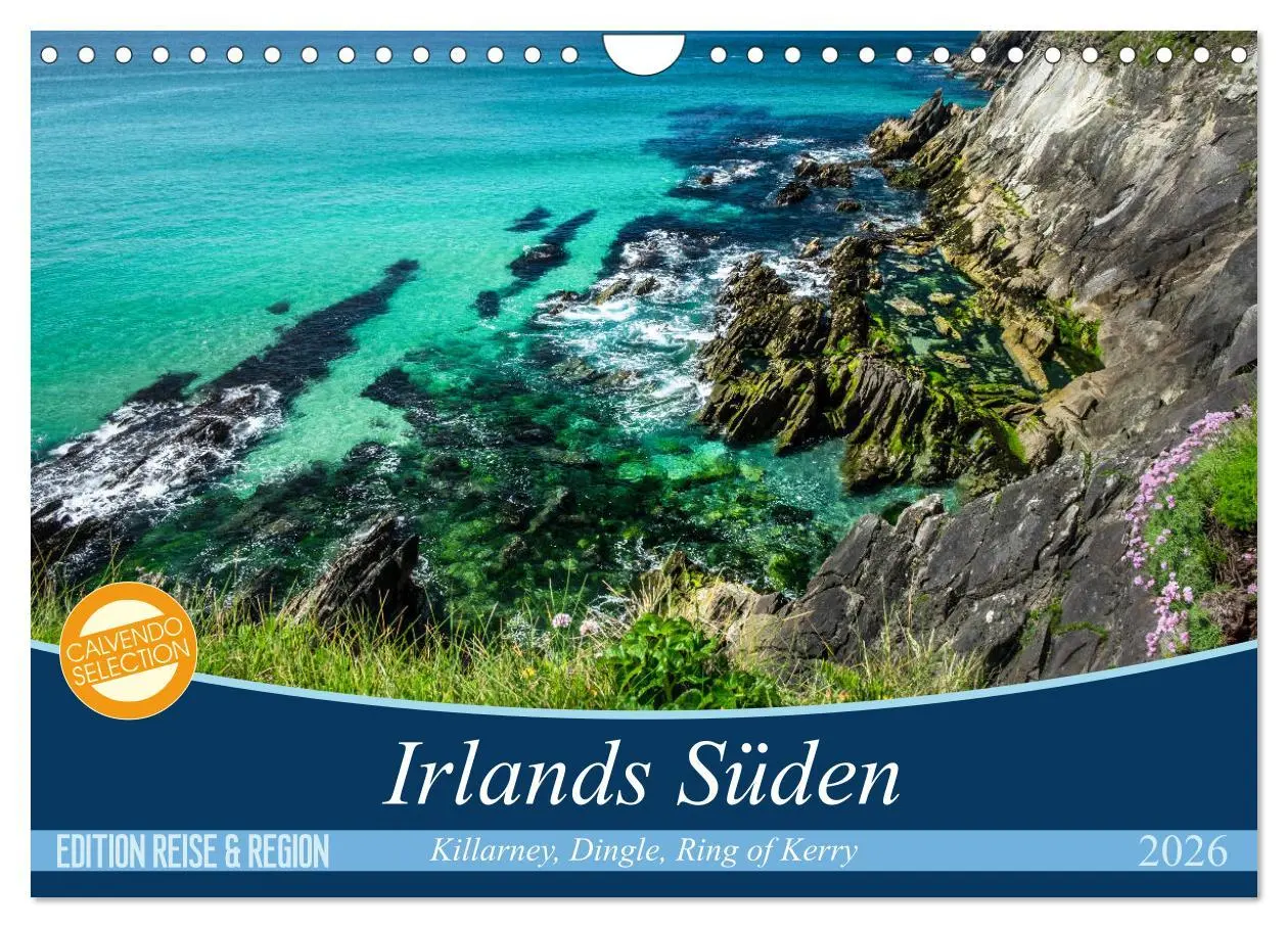 Cover: 9783457877227 | Irlands fanzinierender Süden (Wandkalender 2026 DIN A4 quer),...