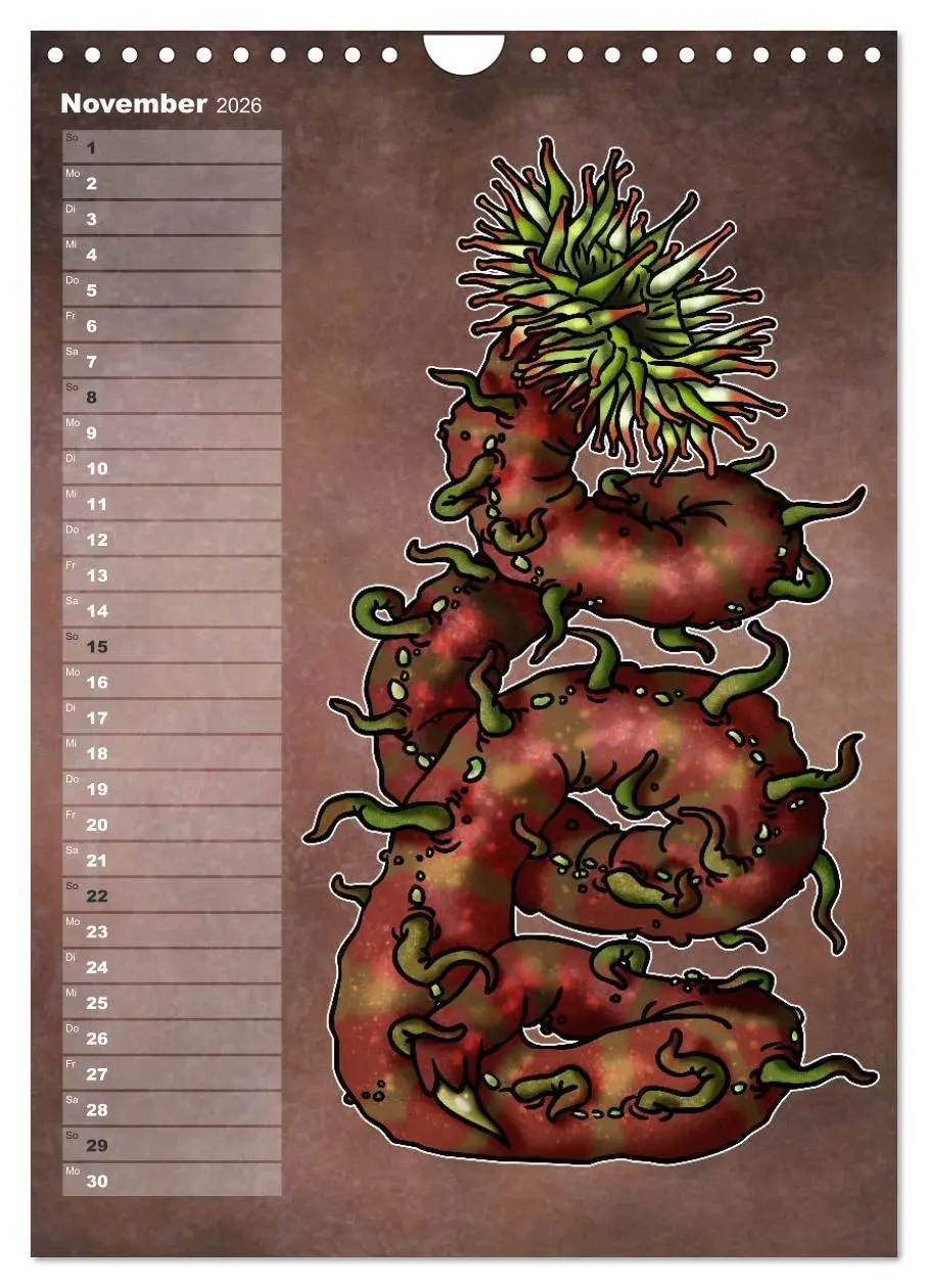 Bild: 9783516417227 | Bestiarium Vladi Krafft (Wandkalender 2026 DIN A4 hoch), CALVENDO...