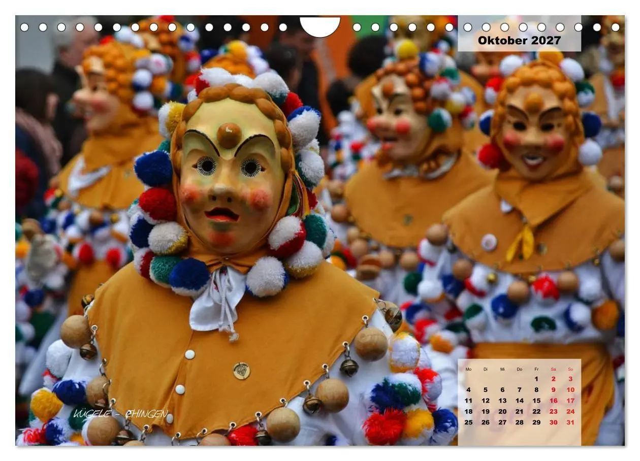 Bild: 9783569987227 | Schwäbisch alemannische Fasnet (Wandkalender 2027 DIN A4 quer),...