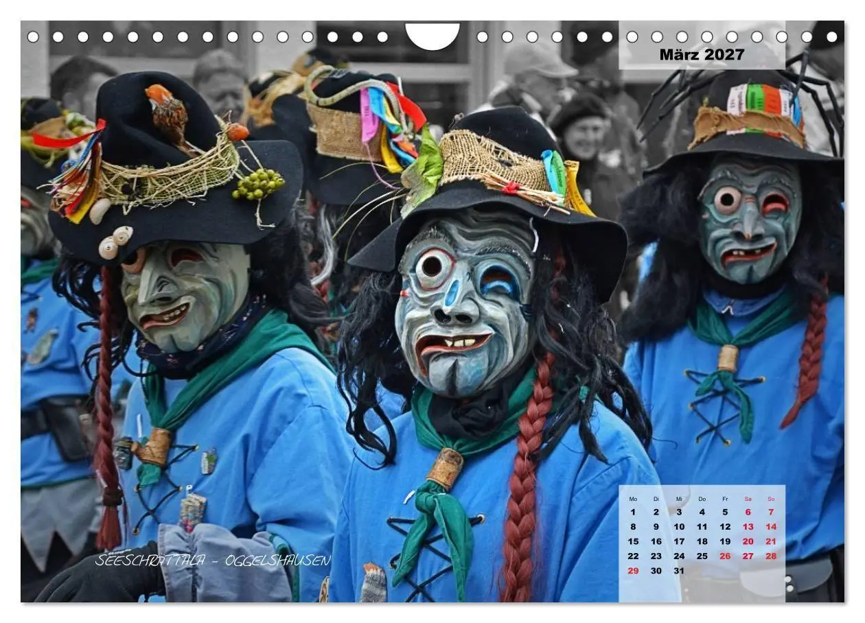 Bild: 9783569987227 | Schwäbisch alemannische Fasnet (Wandkalender 2027 DIN A4 quer),...