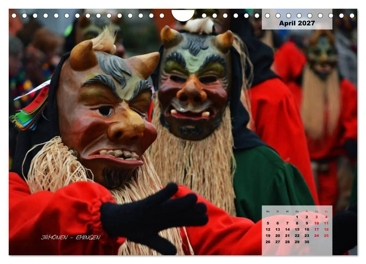 Bild: 9783569987227 | Schwäbisch alemannische Fasnet (Wandkalender 2027 DIN A4 quer),...
