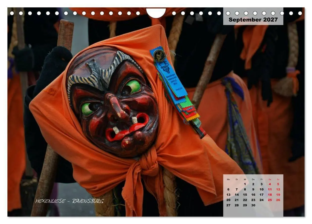 Bild: 9783569987227 | Schwäbisch alemannische Fasnet (Wandkalender 2027 DIN A4 quer),...