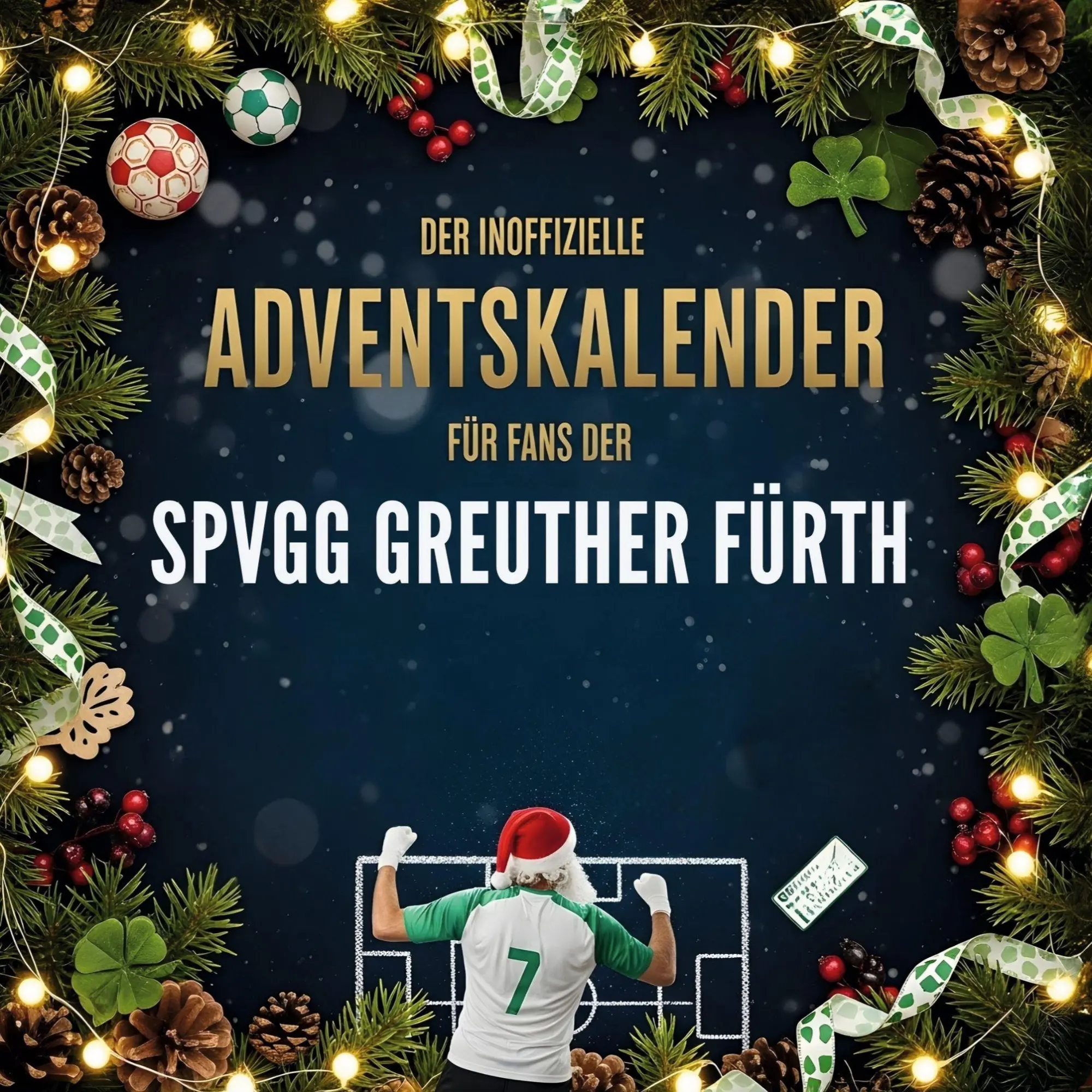 Cover: 9783695307227 | Der inoffizielle Adventskalender für Fans der SpVgg Greuther Fürth