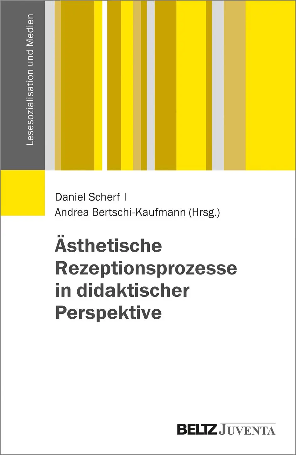 Cover: 9783779937227 | Ästhetische Rezeptionsprozesse in didaktischer Perspektive | Buch