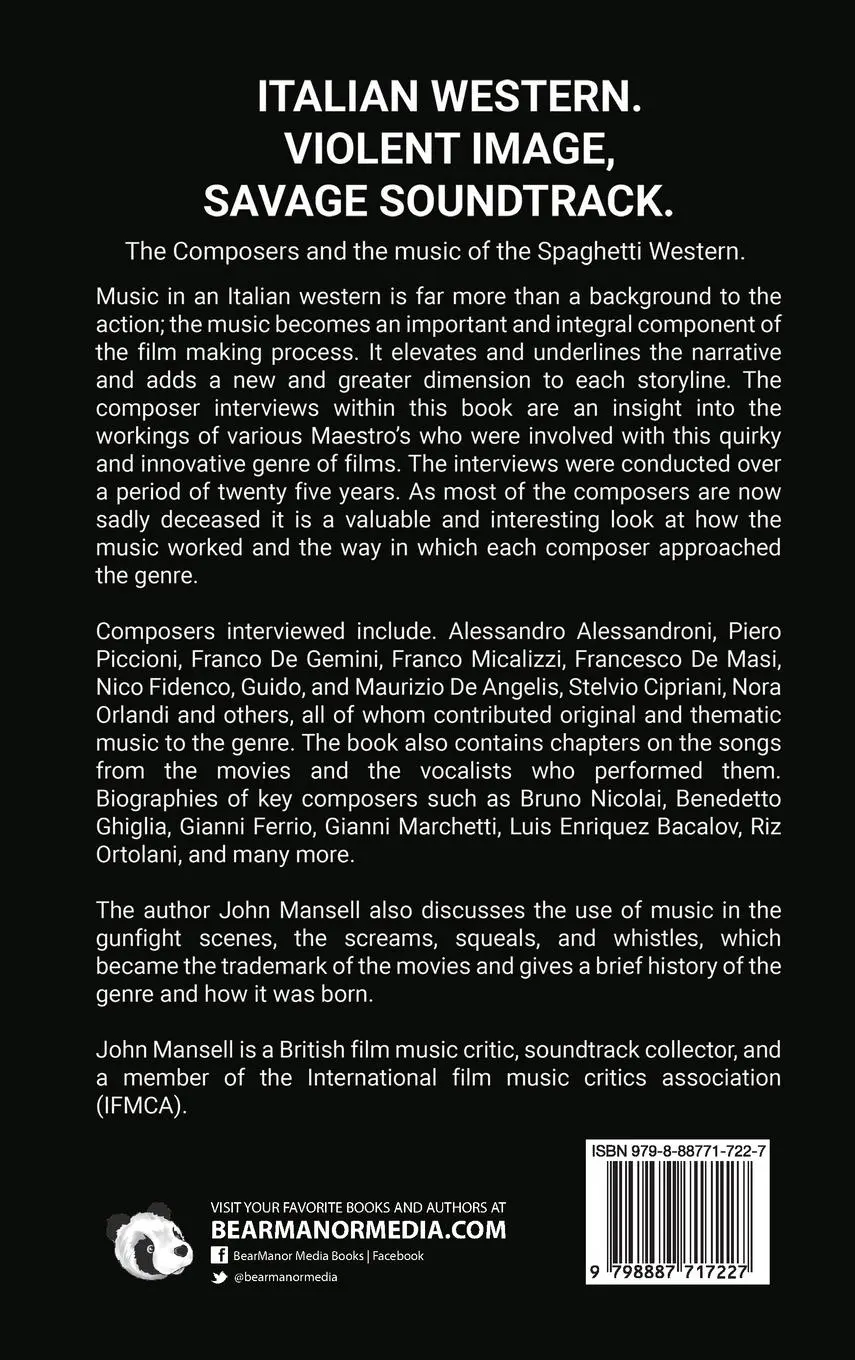 Rückseite: 9798887717227 | Italian Western - Violent Image - Savage Soundtrack - The Music of...